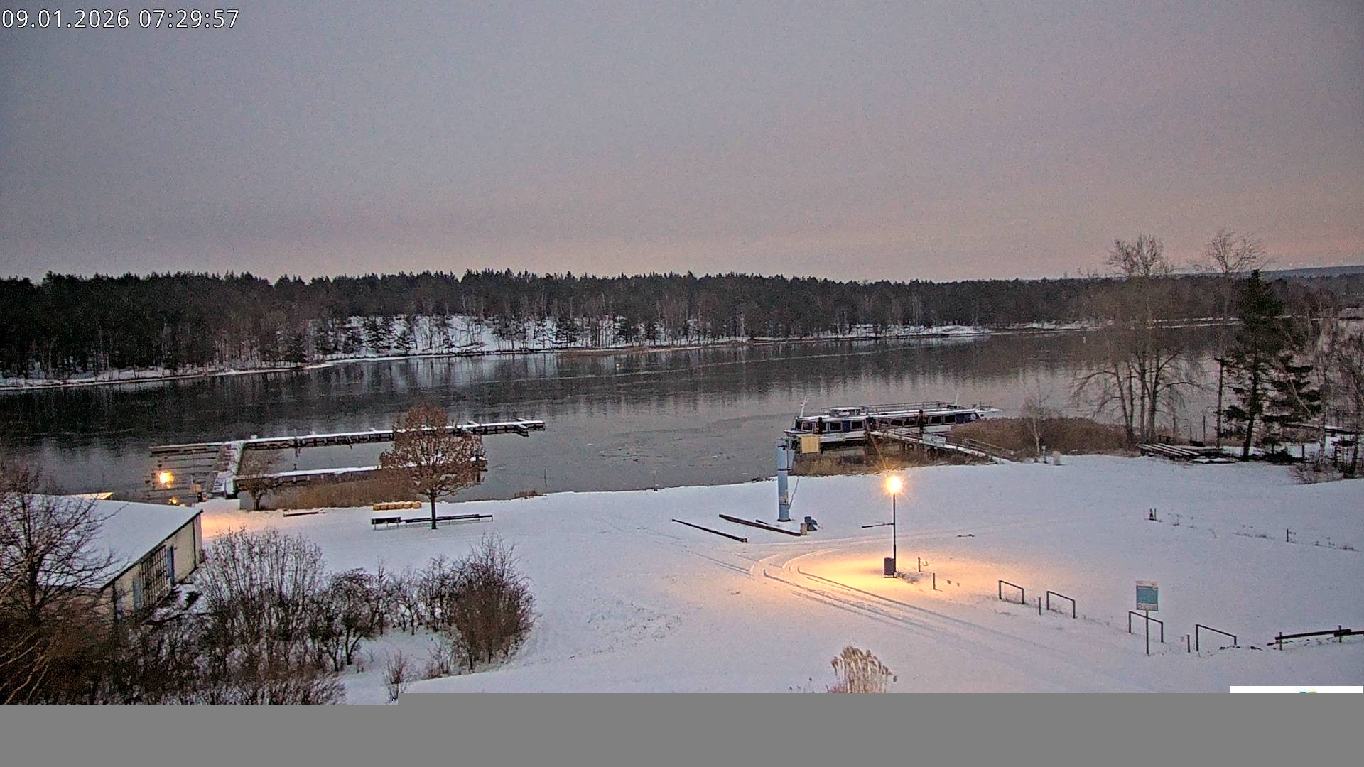 Archiv Foto Webcam Senftenberger See - Hafencamp