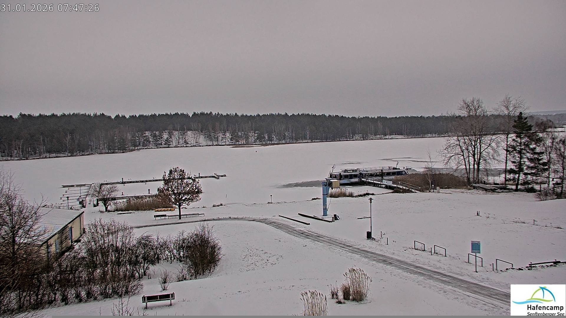 Archiv Foto Webcam Senftenberger See - Hafencamp