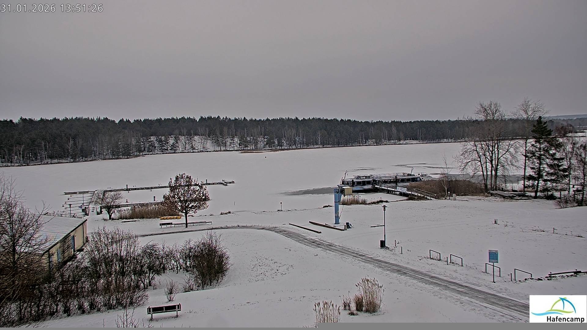 Archiv Foto Webcam Senftenberger See - Hafencamp