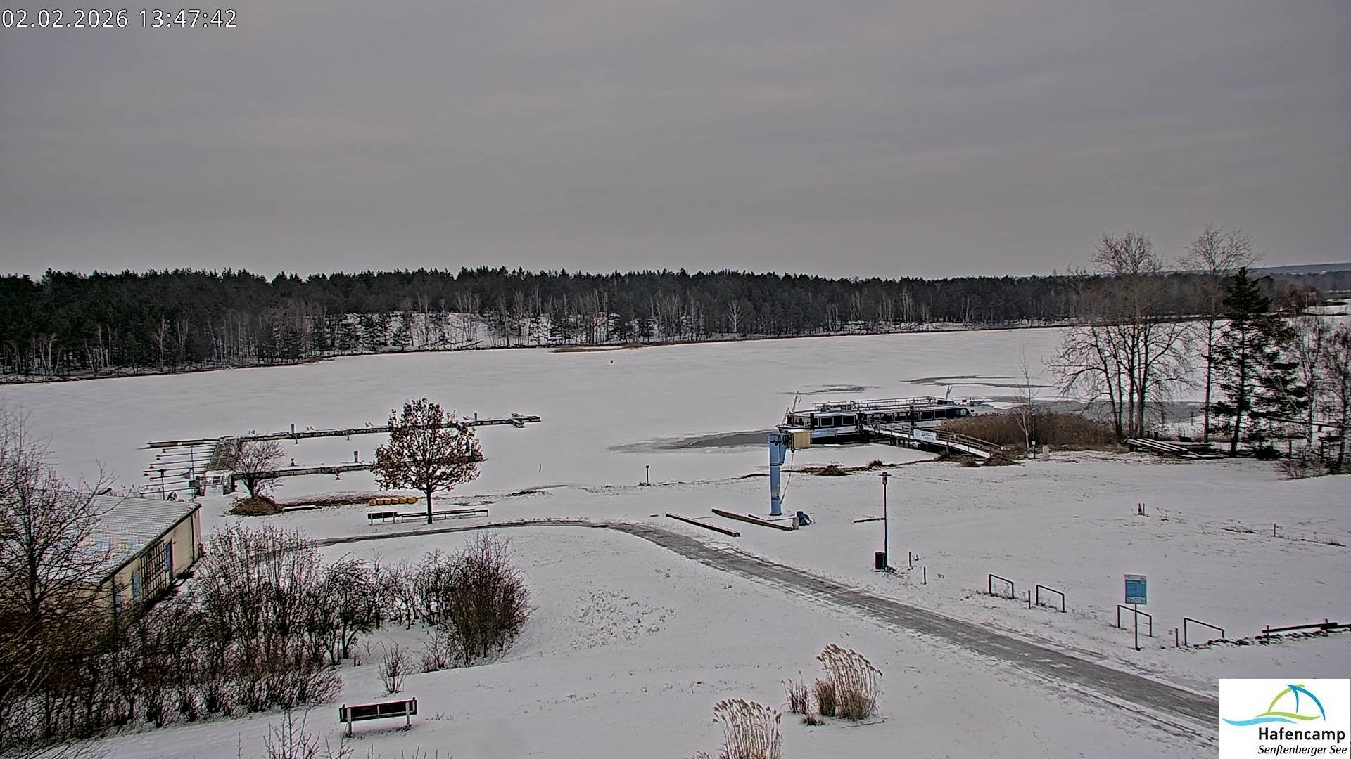 Archiv Foto Webcam Senftenberger See - Hafencamp