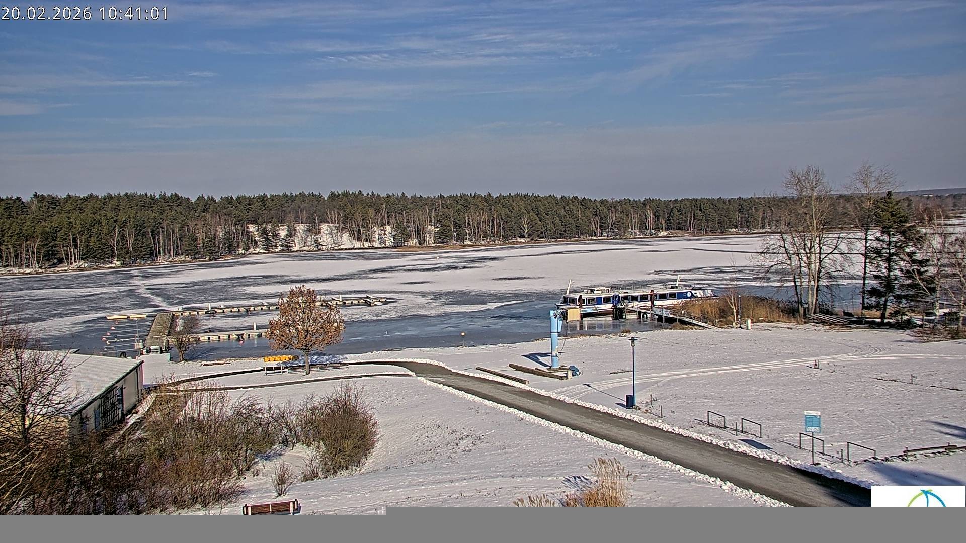 Archived image Webcam Lake Senftenberg - Camping