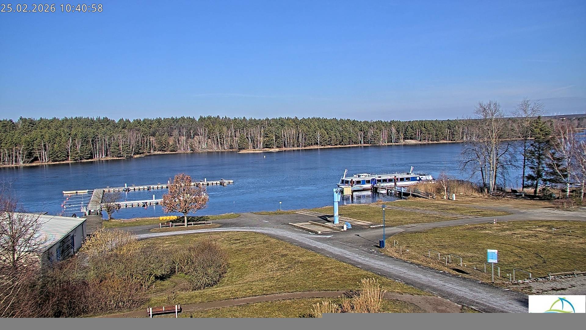 Archiv Foto Webcam Senftenberger See - Hafencamp