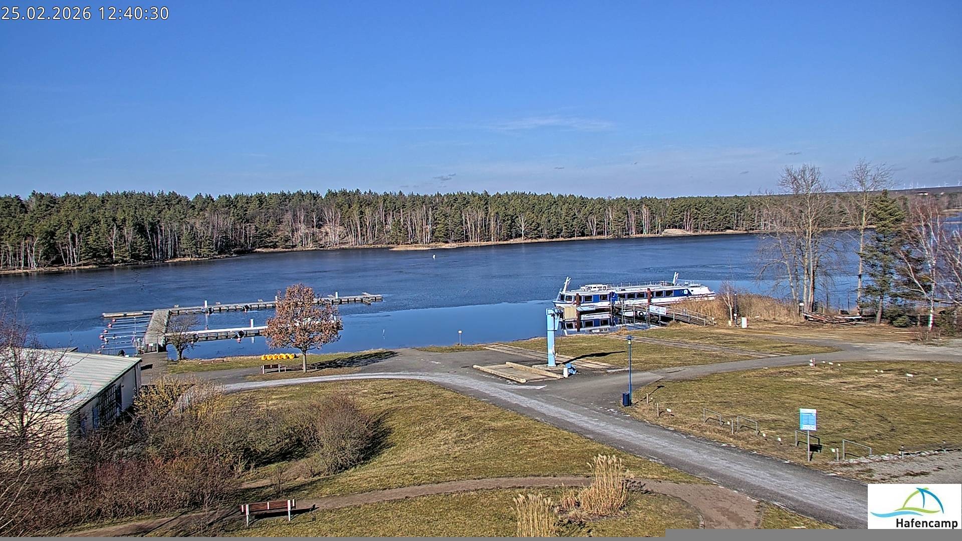 Archiv Foto Webcam Senftenberger See - Hafencamp