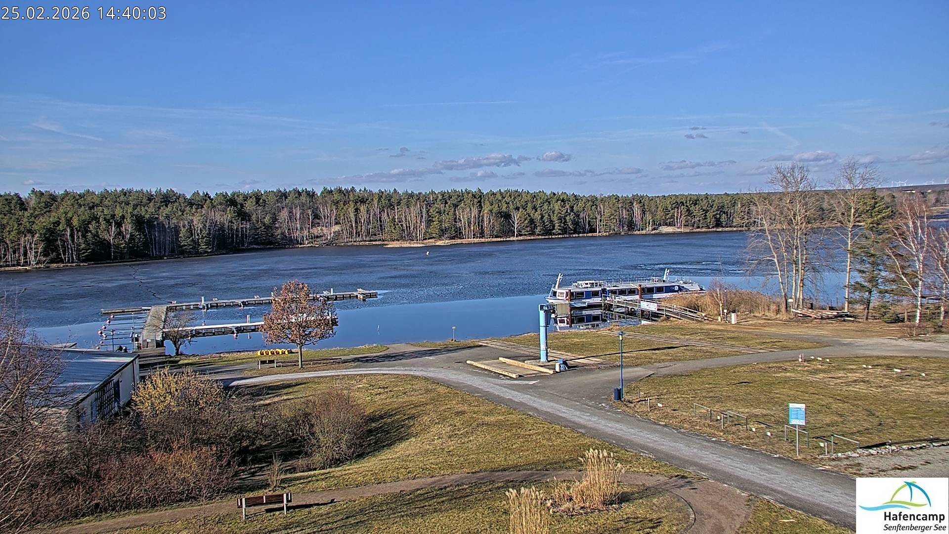 Archiv Foto Webcam Senftenberger See - Hafencamp