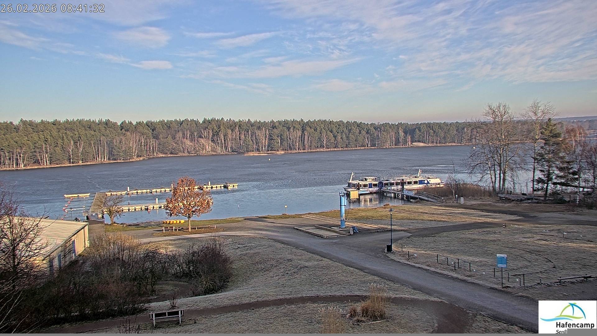 Archived image Webcam Lake Senftenberg - Camping