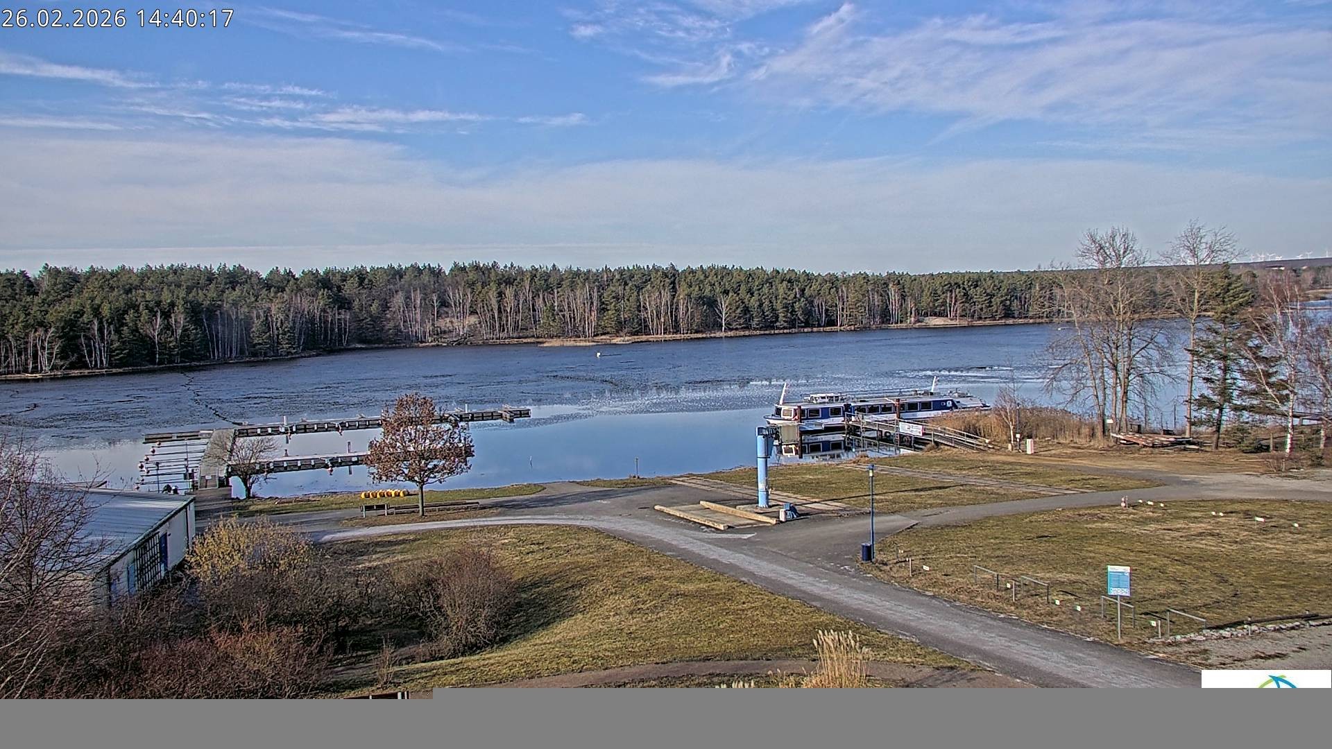 Archived image Webcam Lake Senftenberg - Camping