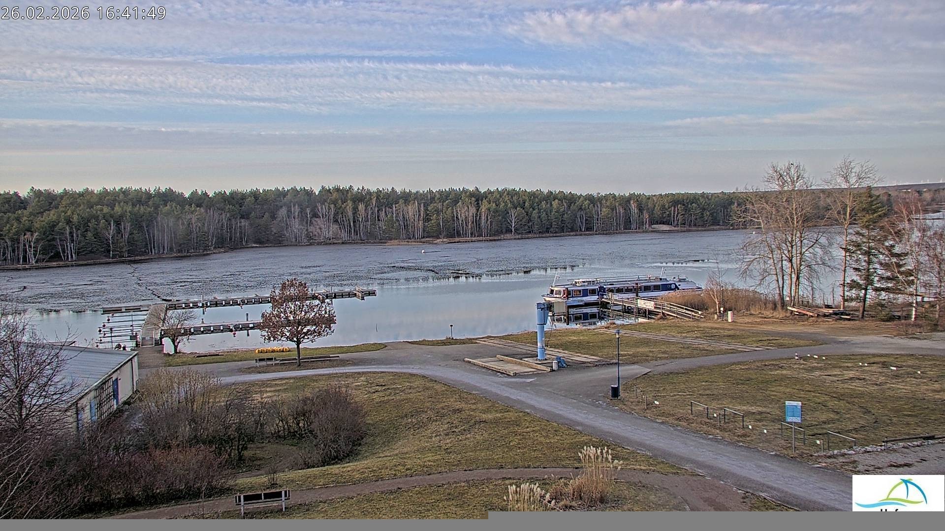 Archived image Webcam Lake Senftenberg - Camping