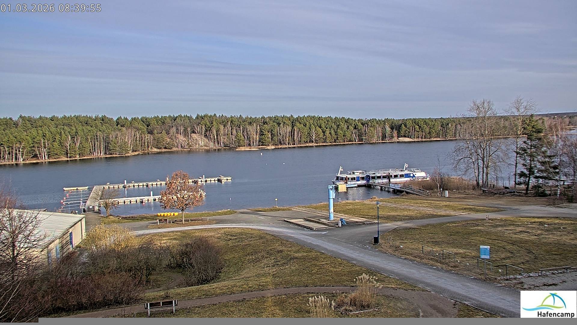 Archiv Foto Webcam Senftenberger See - Hafencamp