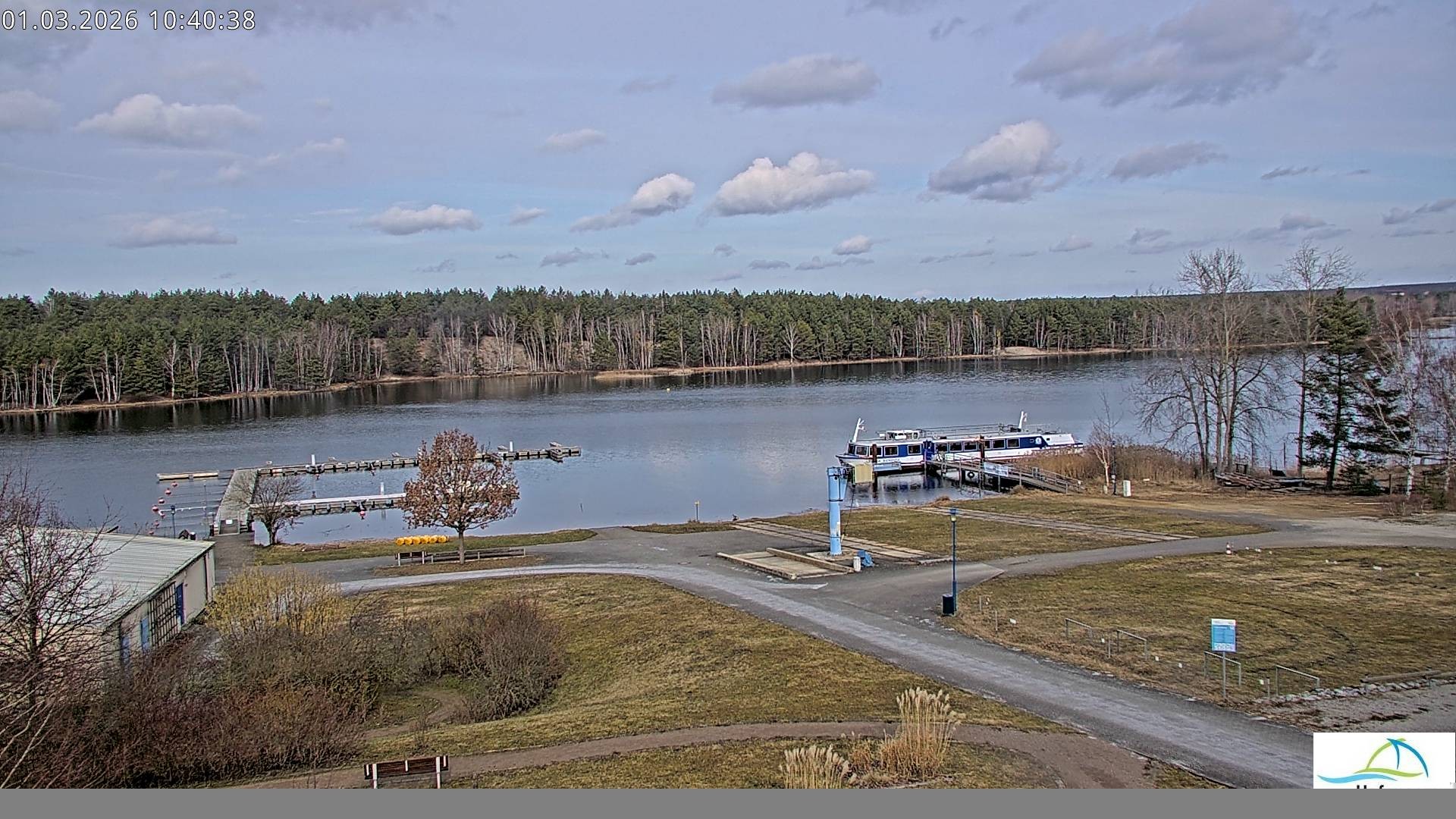 Archiv Foto Webcam Senftenberger See - Hafencamp