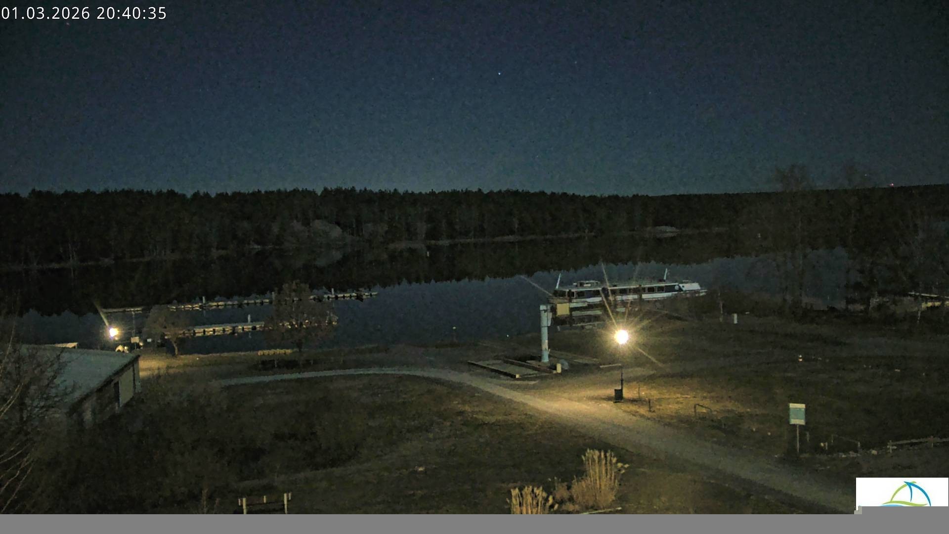 Archiv Foto Webcam Senftenberger See - Hafencamp