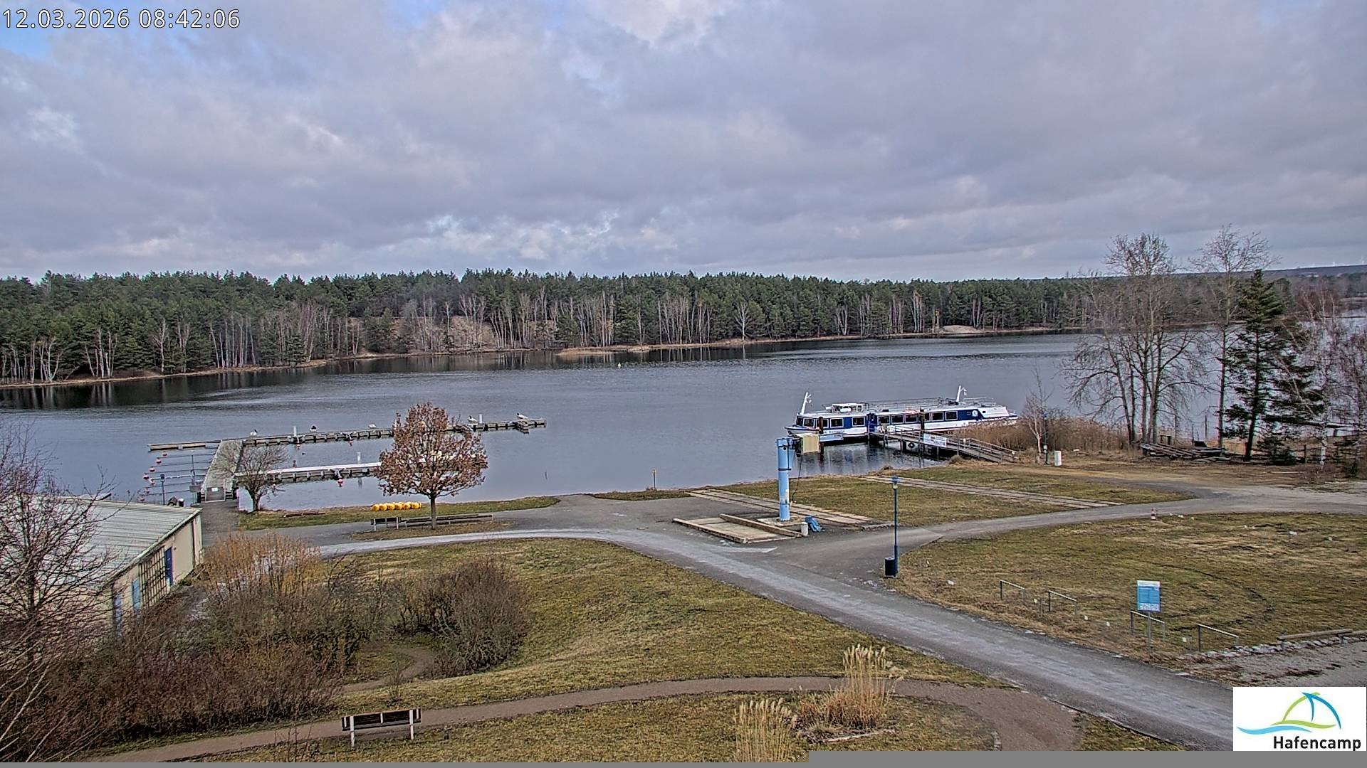 Archiv Foto Webcam Senftenberger See - Hafencamp