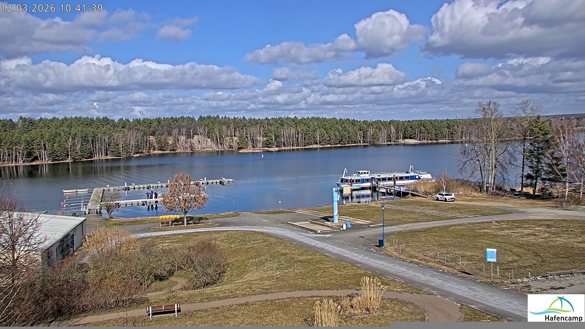 Archiv Foto Webcam Senftenberger See - Hafencamp