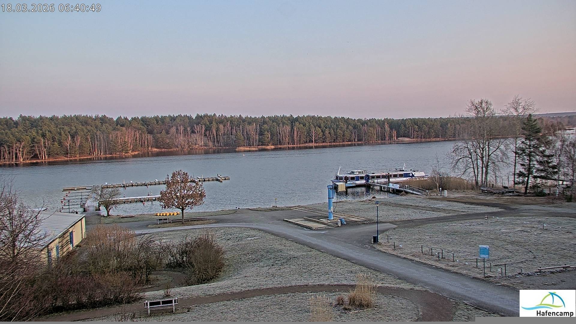 Archiv Foto Webcam Senftenberger See - Hafencamp