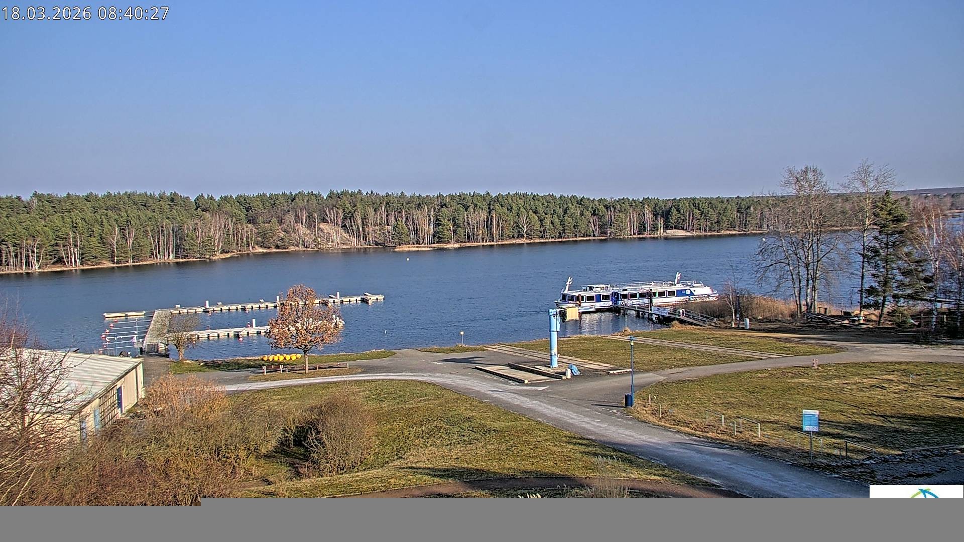 Archiv Foto Webcam Senftenberger See - Hafencamp