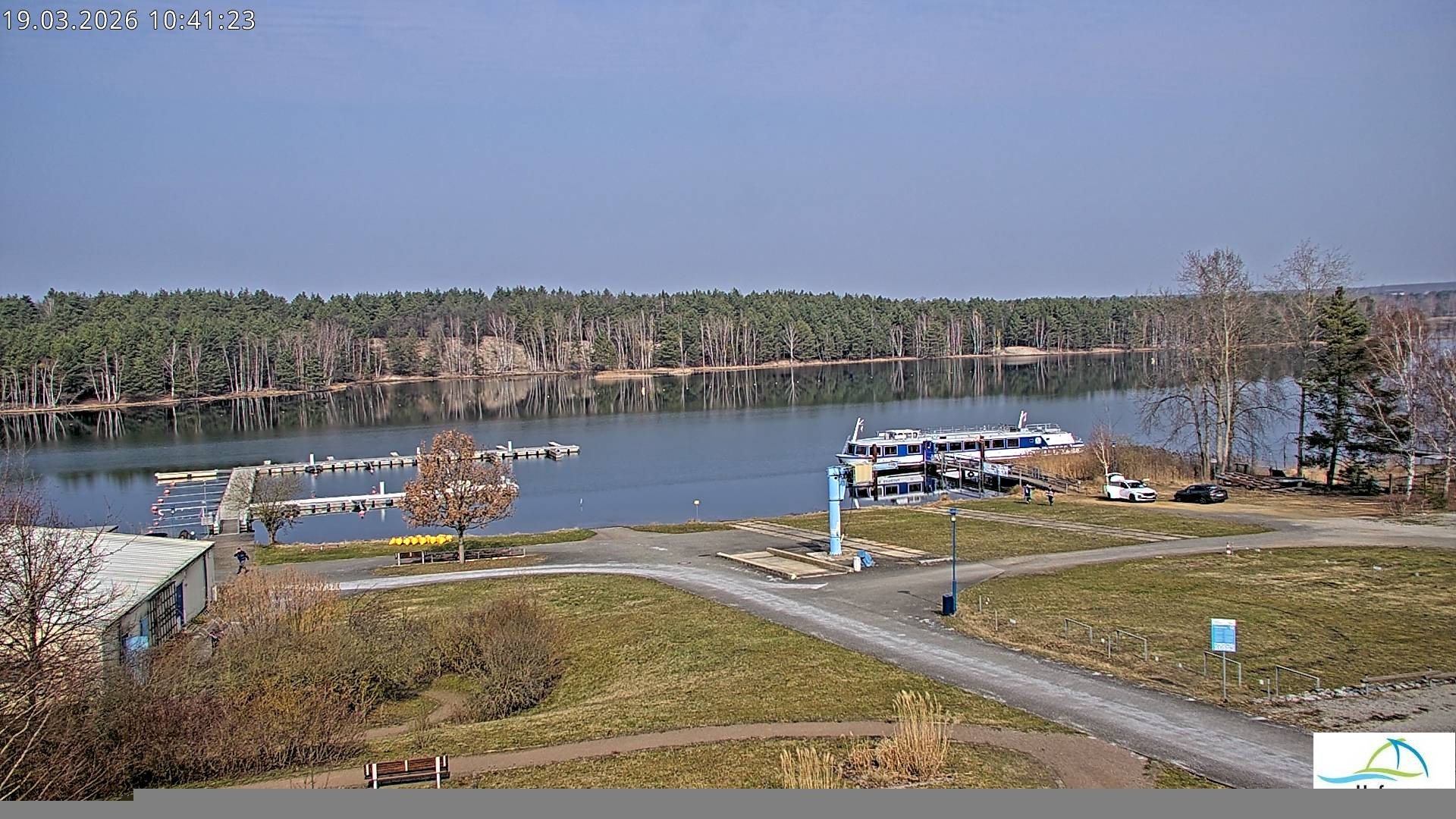 Archiv Foto Webcam Senftenberger See - Hafencamp