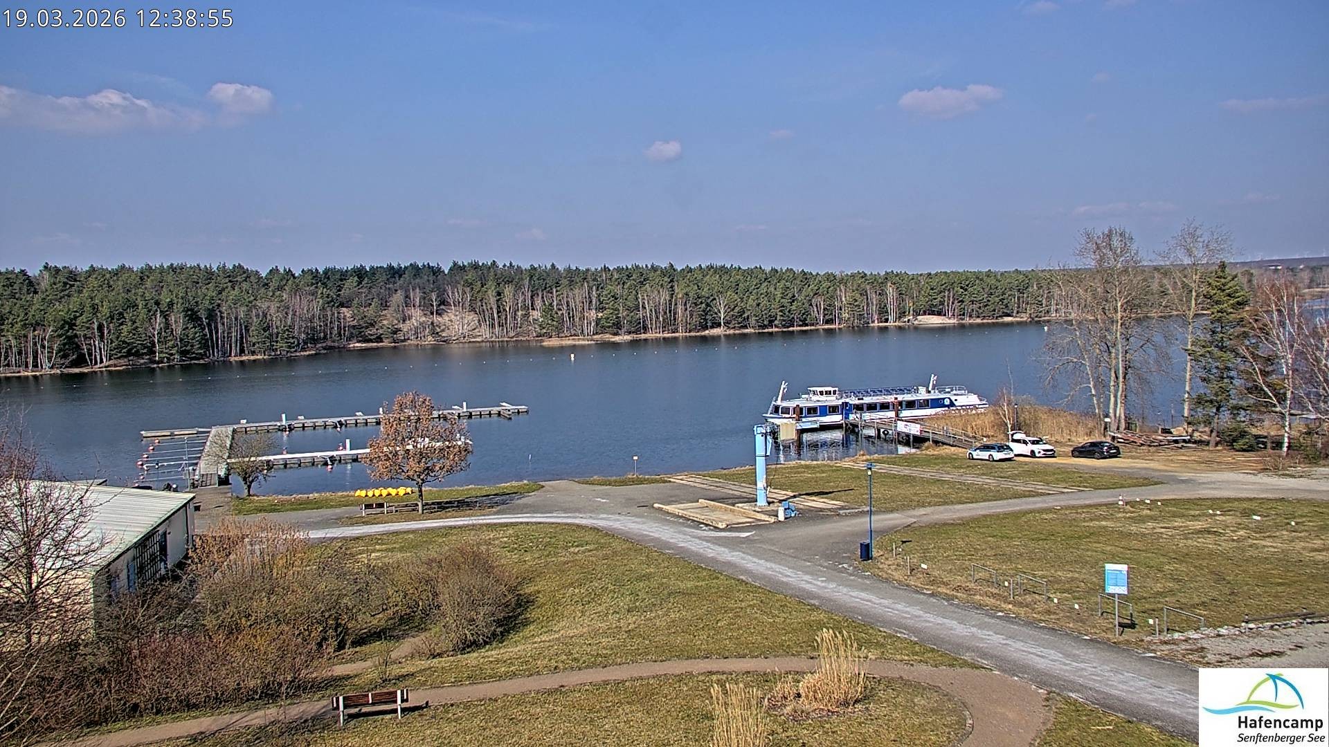 Archiv Foto Webcam Senftenberger See - Hafencamp