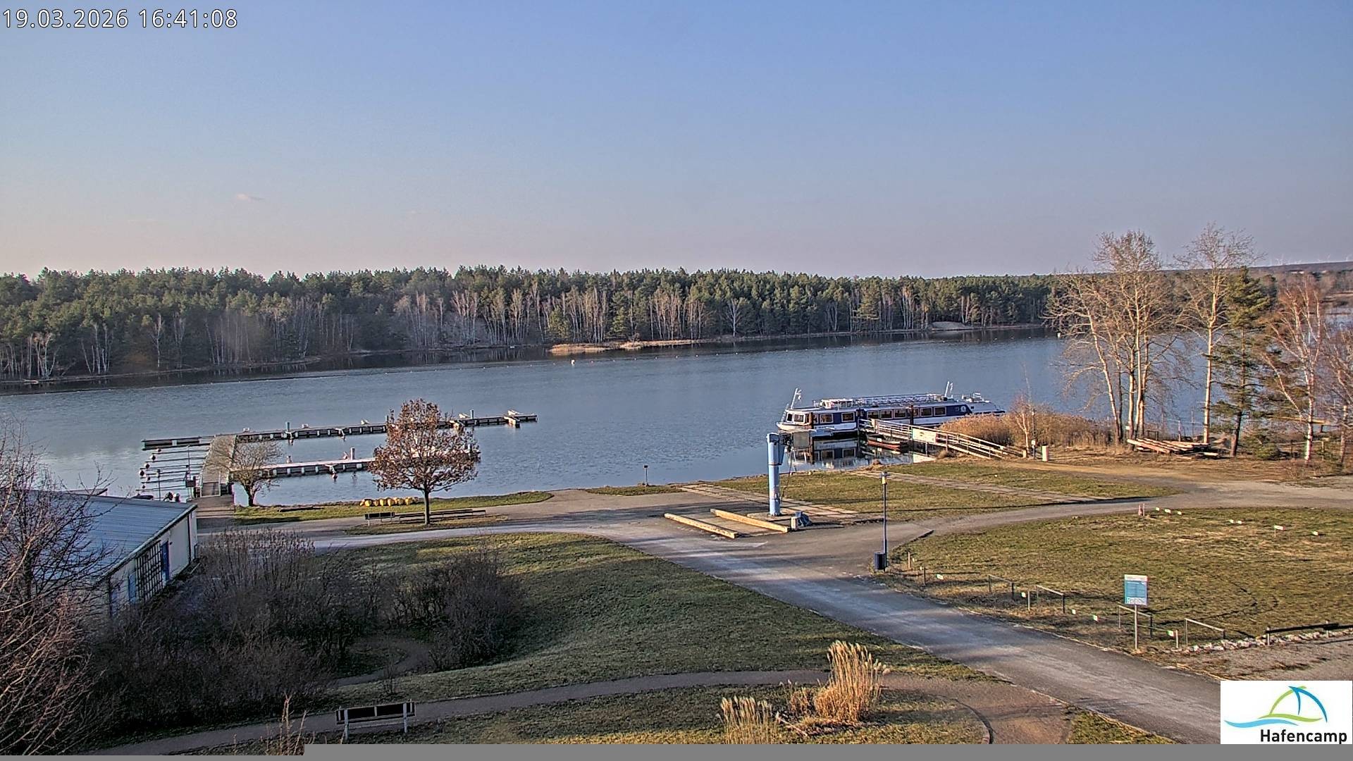 Archiv Foto Webcam Senftenberger See - Hafencamp