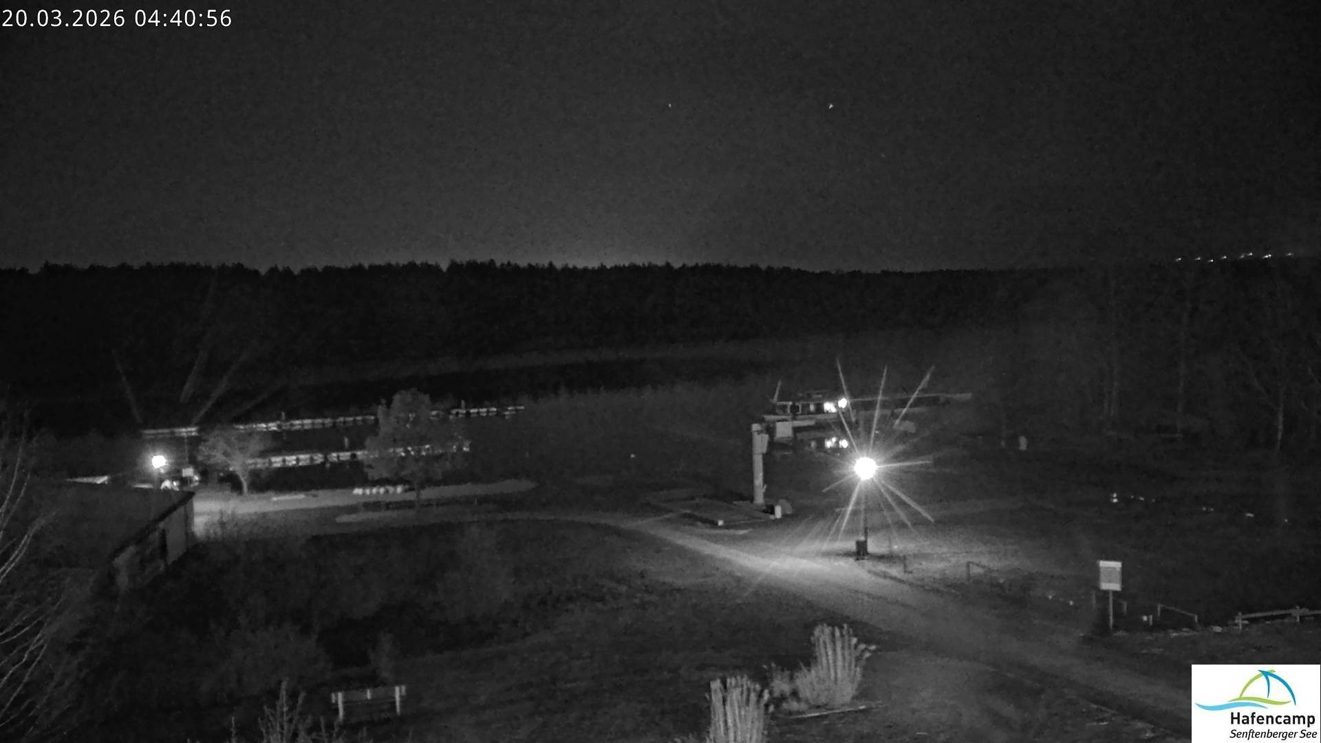 Archived image Webcam Lake Senftenberg - Camping