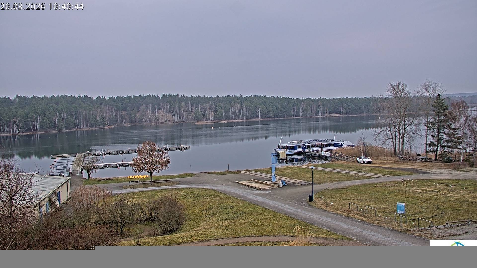 Archived image Webcam Lake Senftenberg - Camping