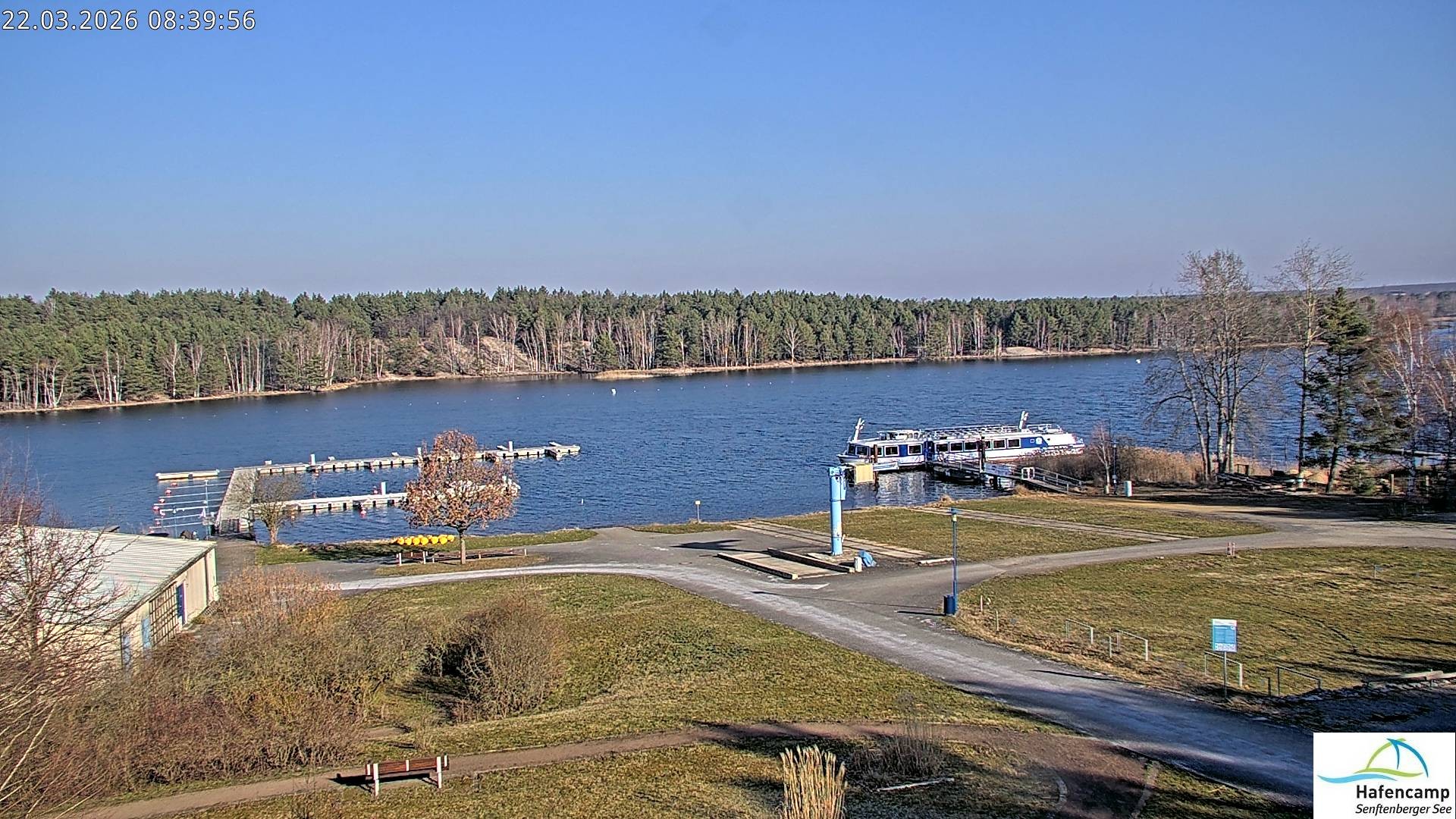 Archiv Foto Webcam Senftenberger See - Hafencamp