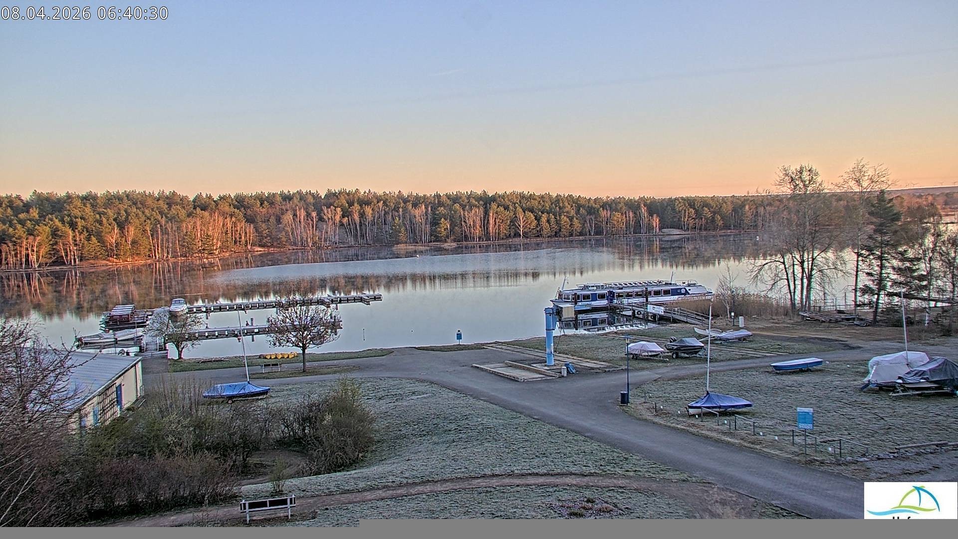 Archiv Foto Webcam Senftenberger See - Hafencamp