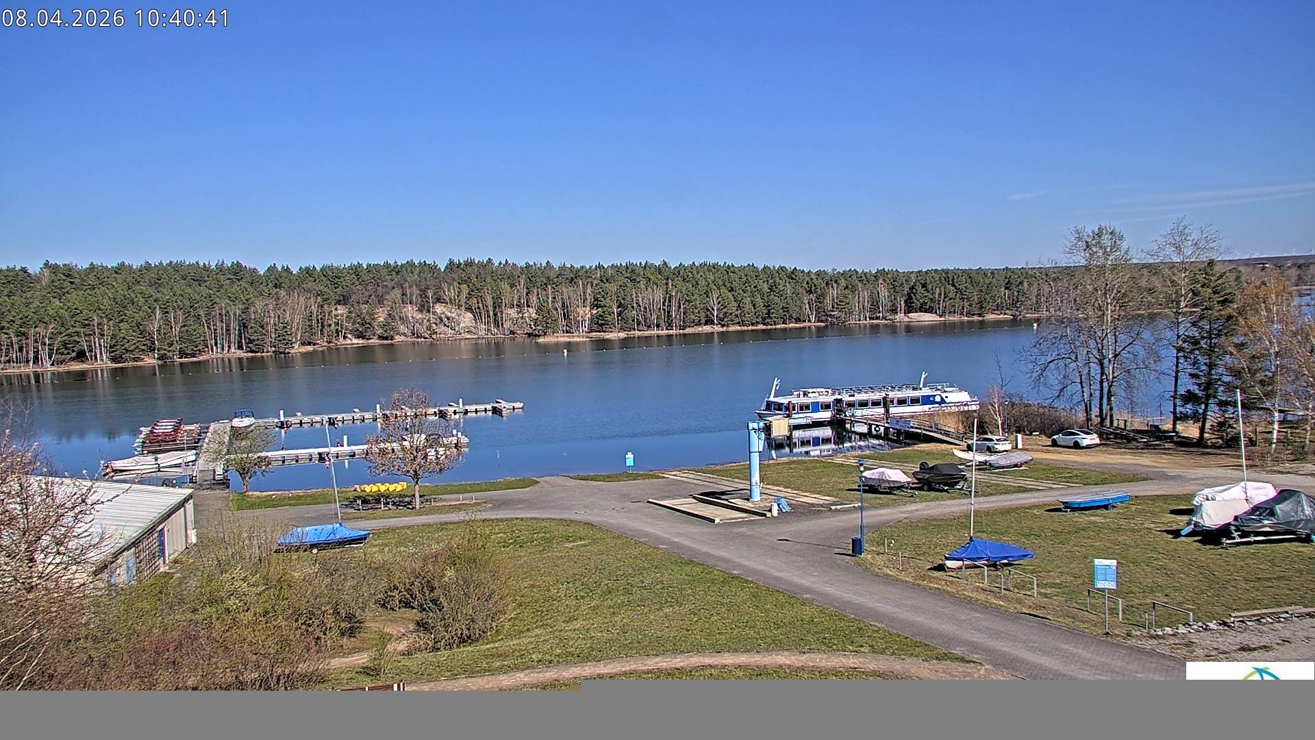 Archiv Foto Webcam Senftenberger See - Hafencamp