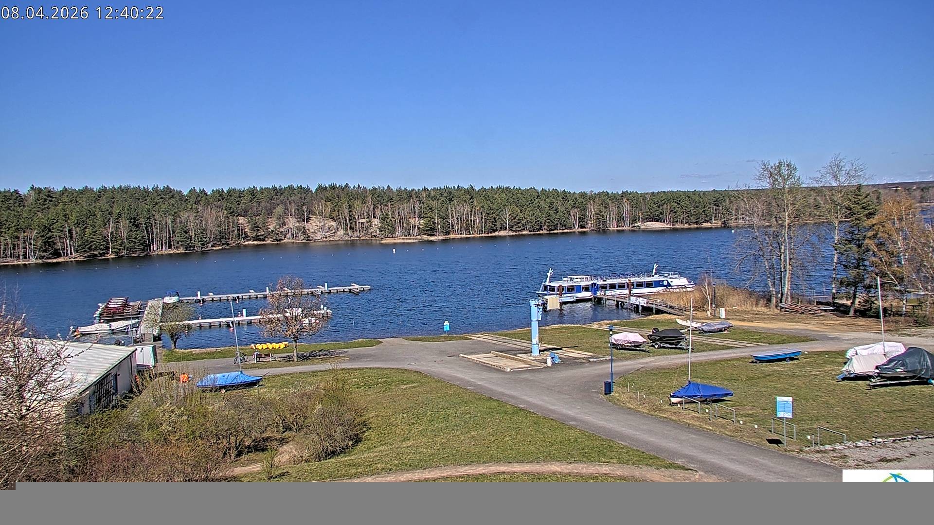 Archiv Foto Webcam Senftenberger See - Hafencamp