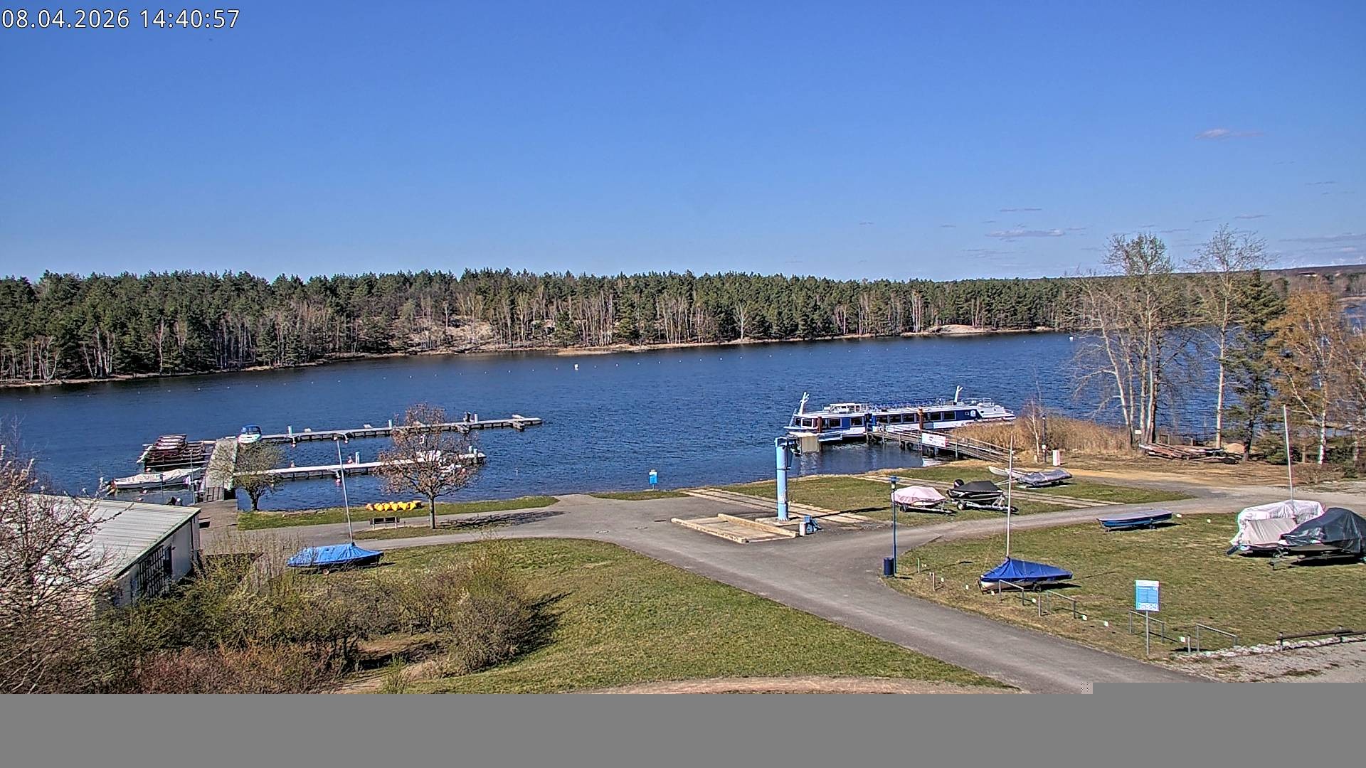 Archiv Foto Webcam Senftenberger See - Hafencamp