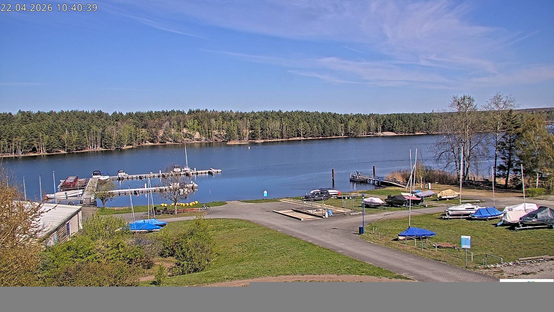 Archiv Foto Webcam Senftenberger See - Hafencamp