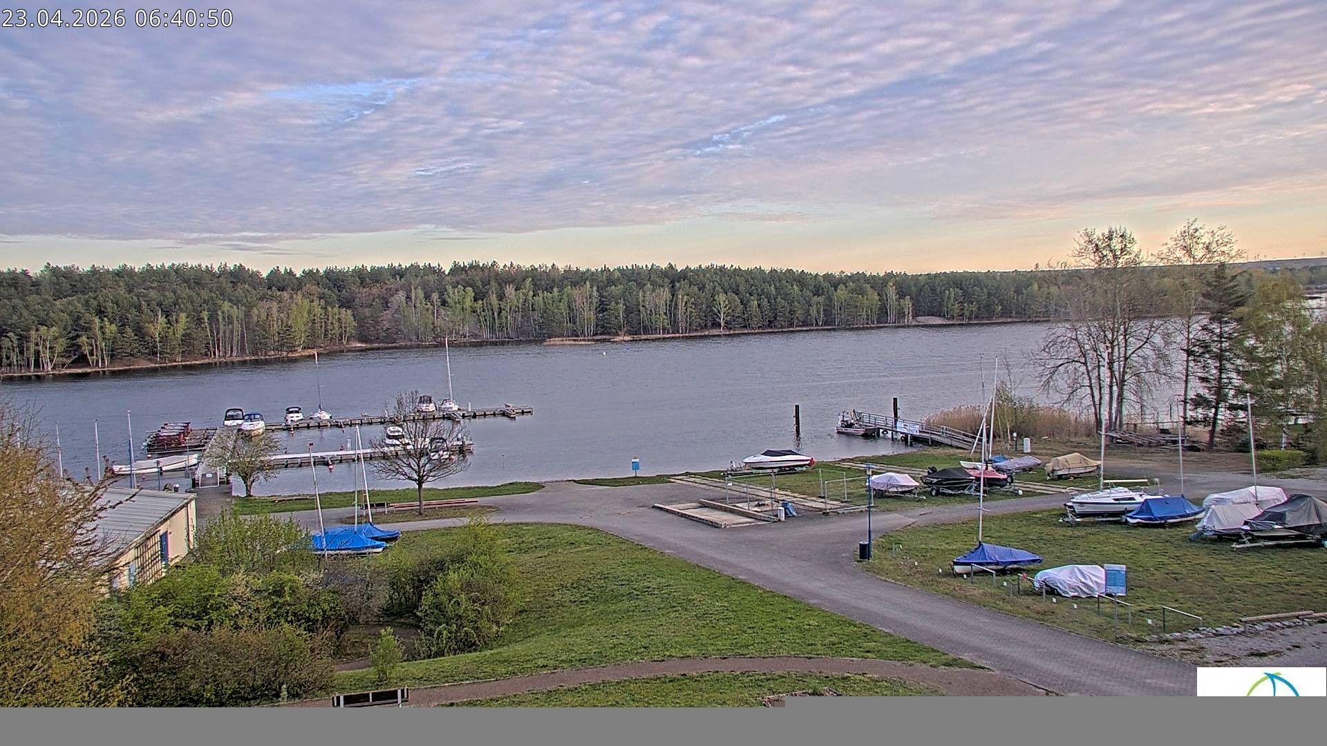 Archiv Foto Webcam Senftenberger See - Hafencamp