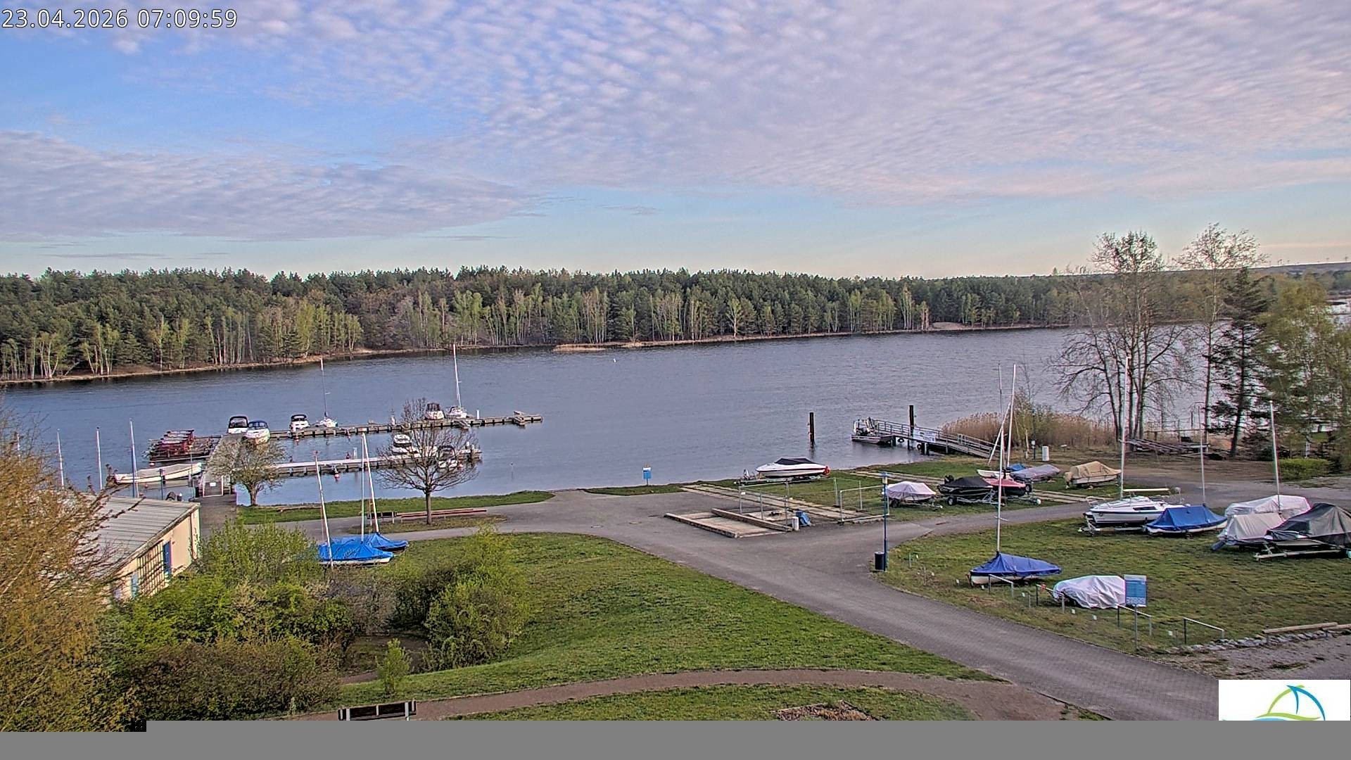 Archiv Foto Webcam Senftenberger See - Hafencamp