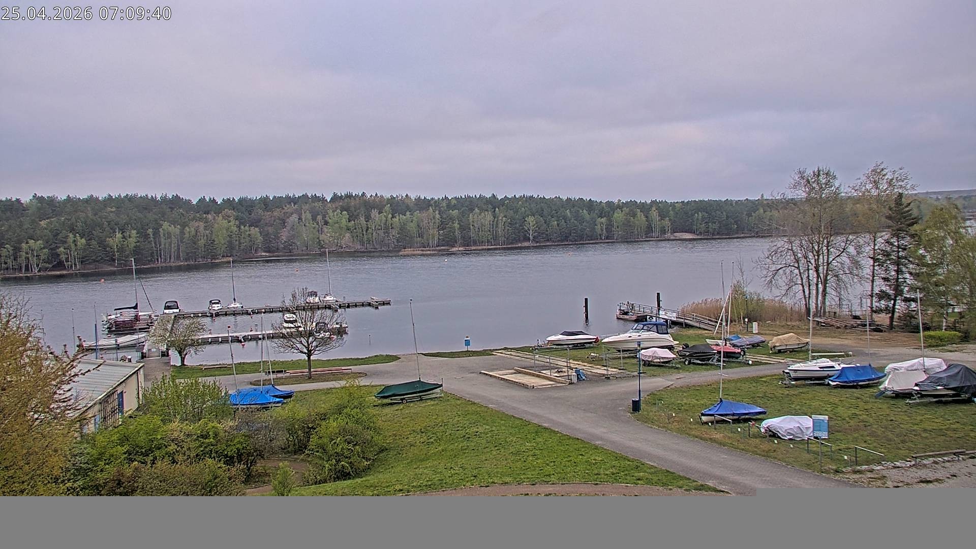 Archiv Foto Webcam Senftenberger See - Hafencamp