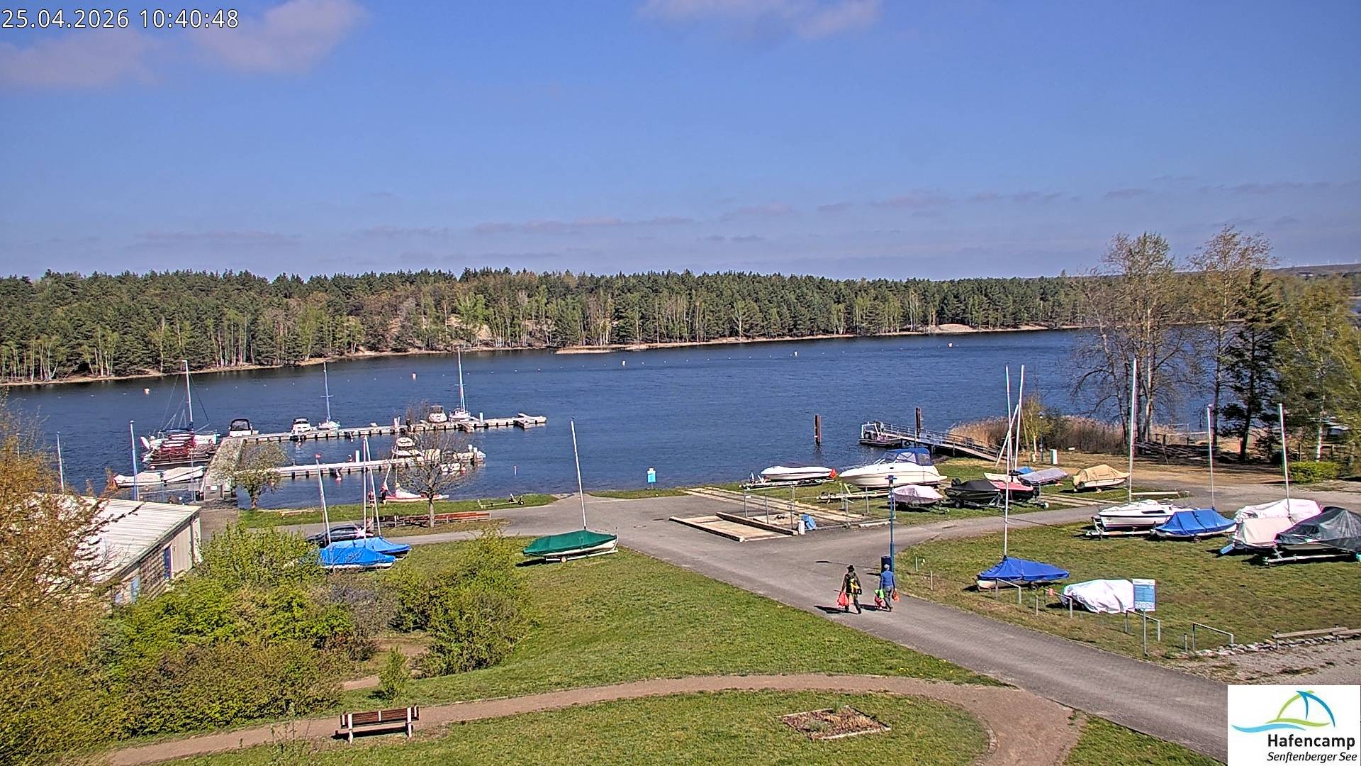 Archiv Foto Webcam Senftenberger See - Hafencamp