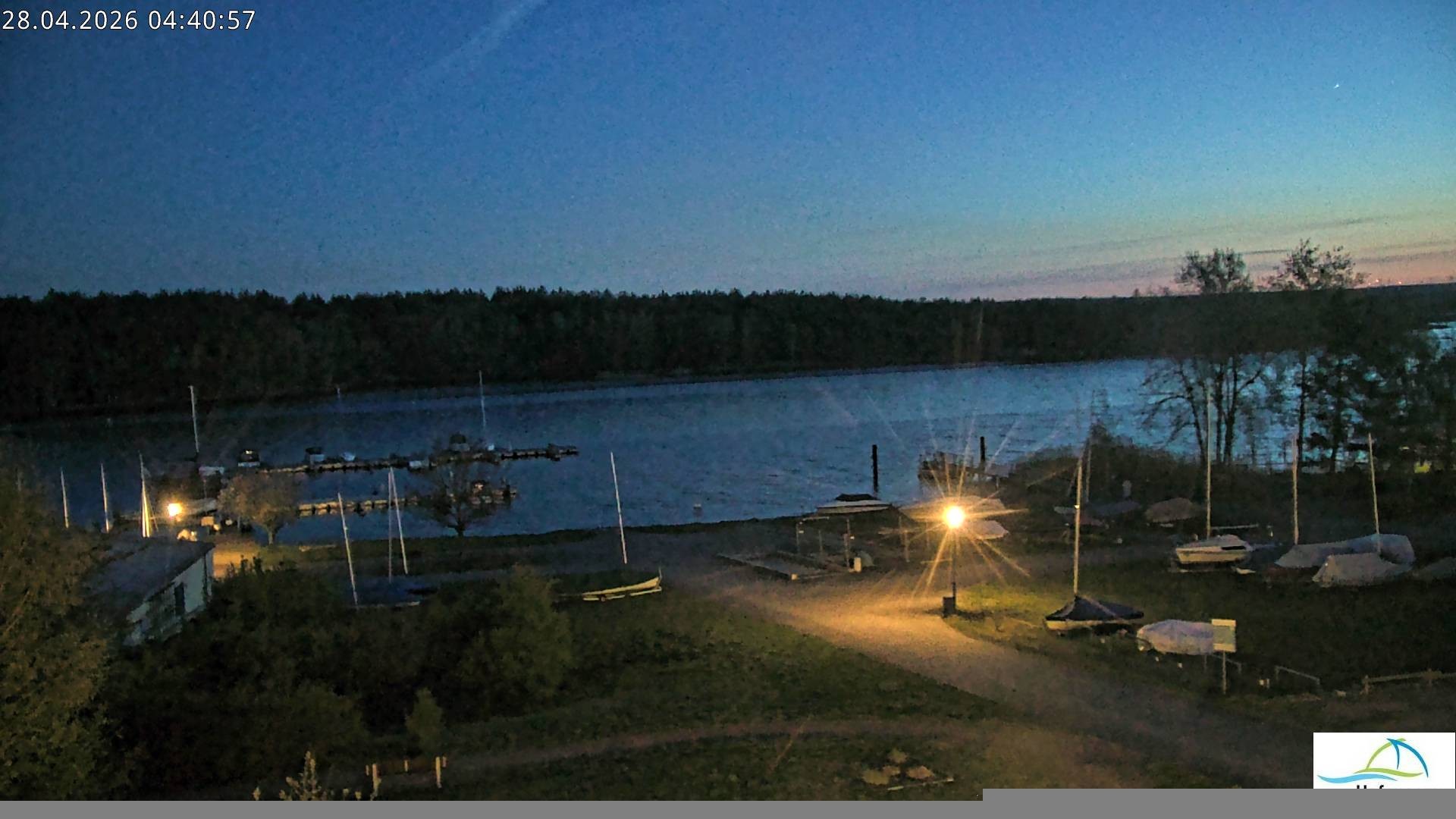 Archiv Foto Webcam Senftenberger See - Hafencamp