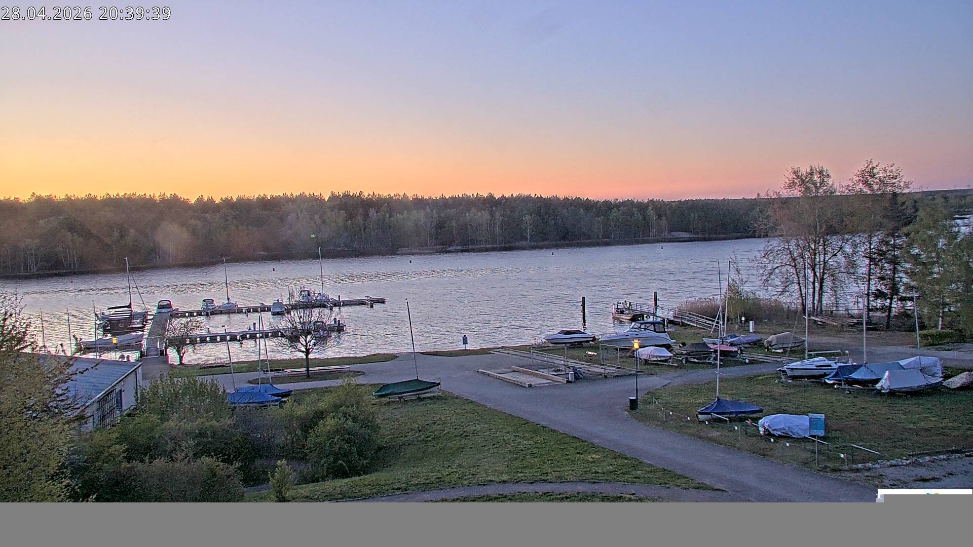 Archiv Foto Webcam Senftenberger See - Hafencamp