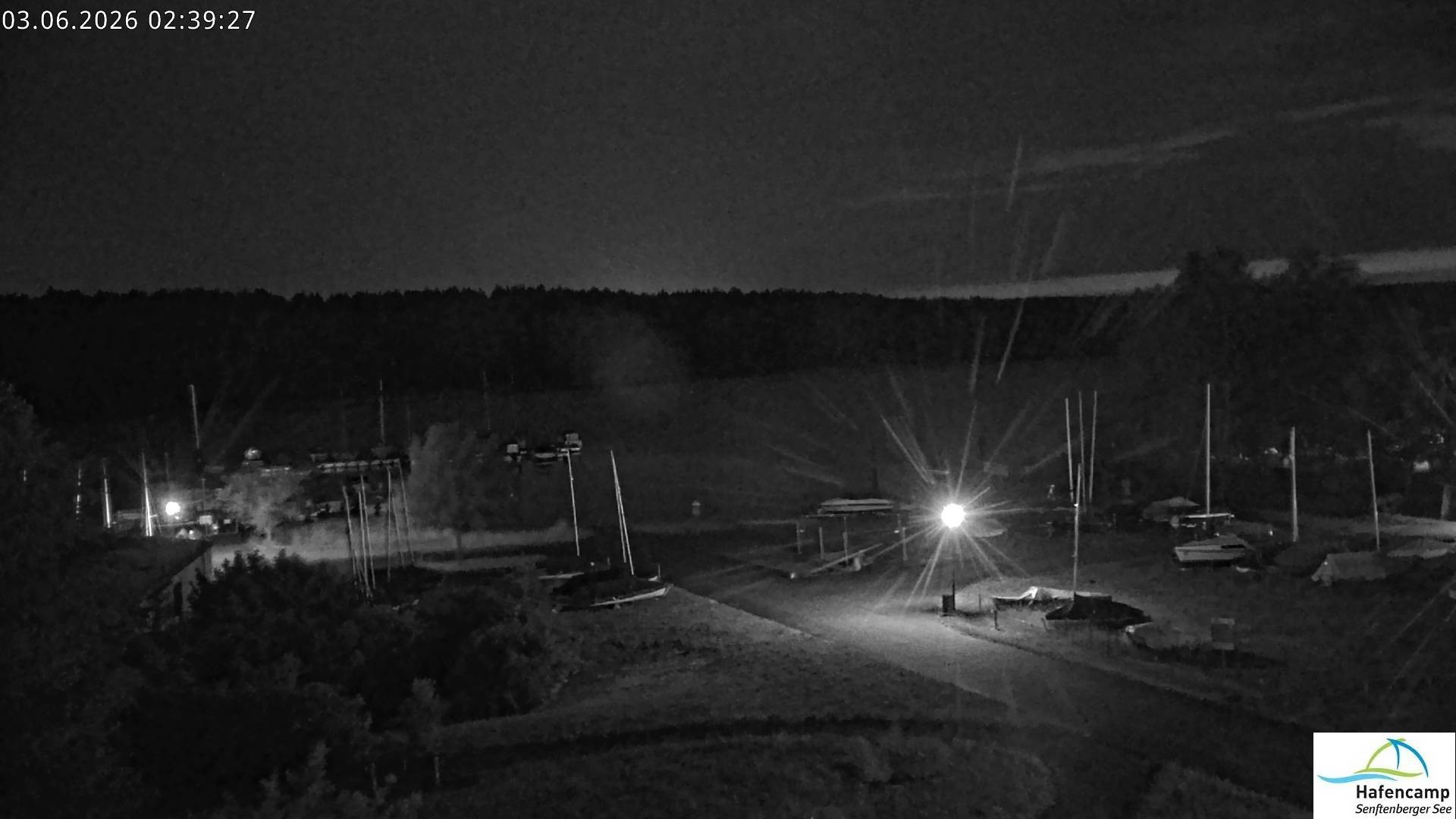 Archiv Foto Webcam Senftenberger See - Hafencamp