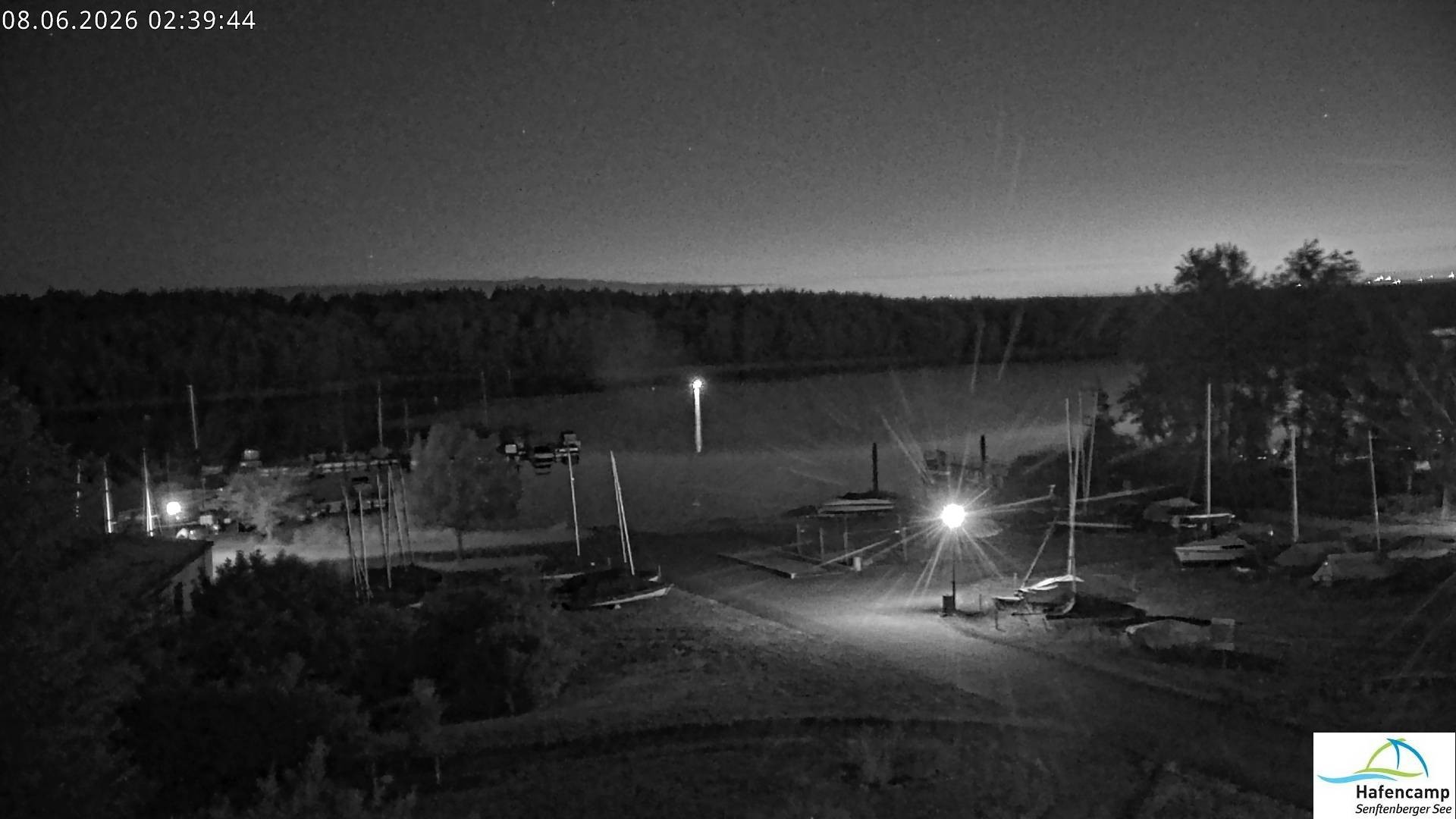 Archiv Foto Webcam Senftenberger See - Hafencamp