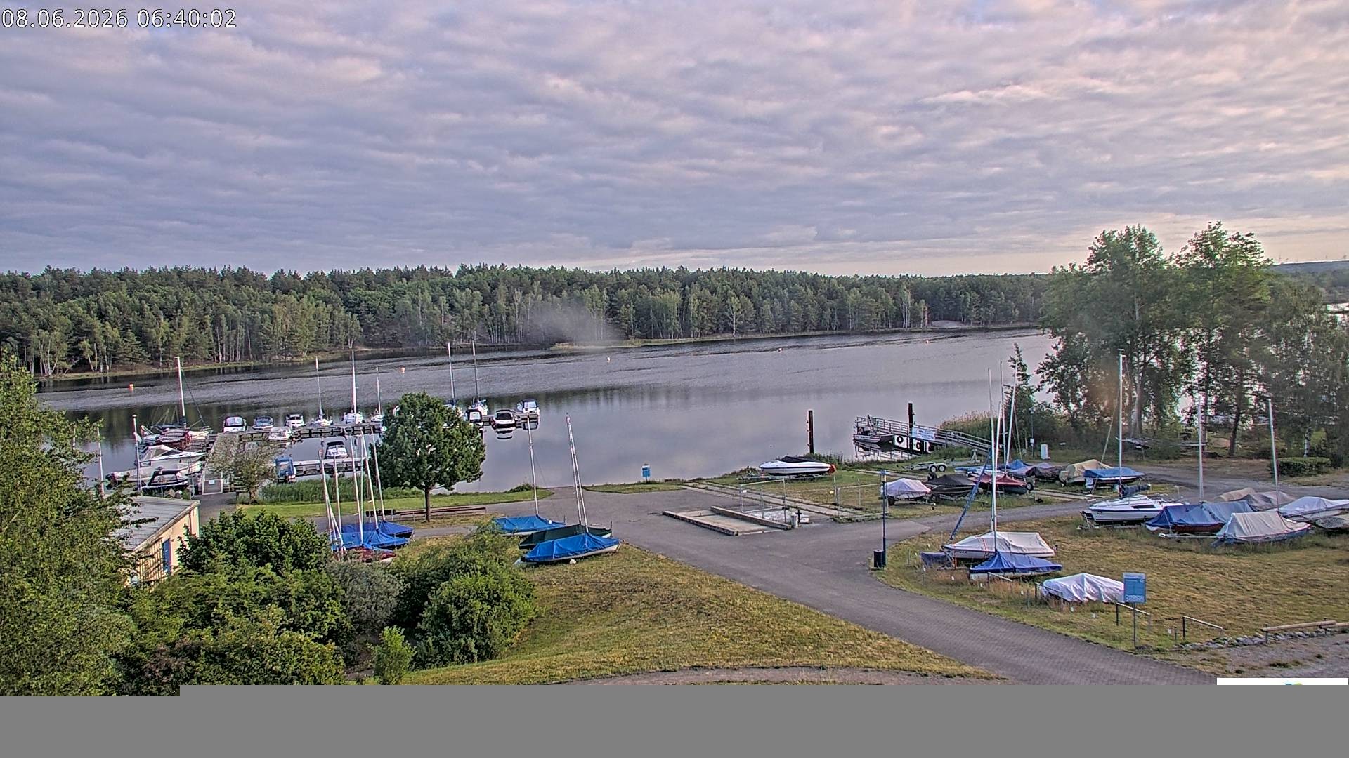 Archiv Foto Webcam Senftenberger See - Hafencamp