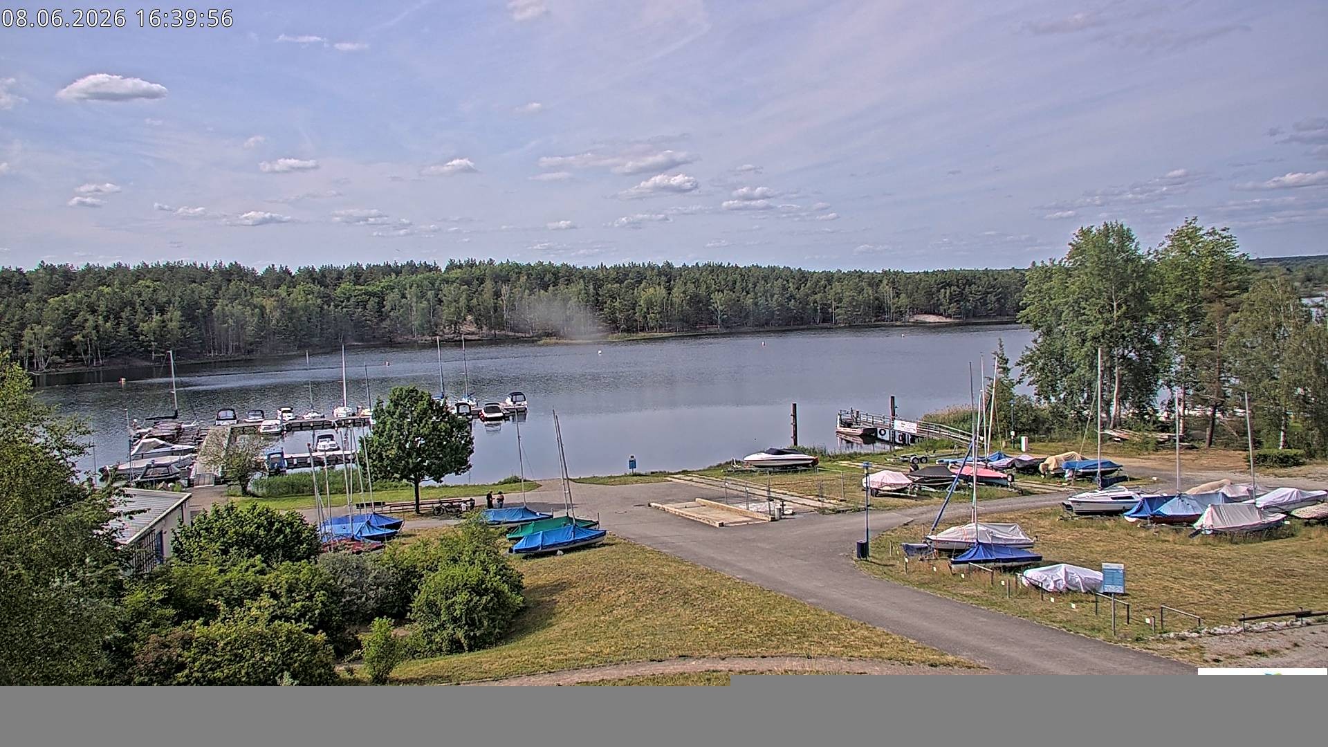 Archiv Foto Webcam Senftenberger See - Hafencamp