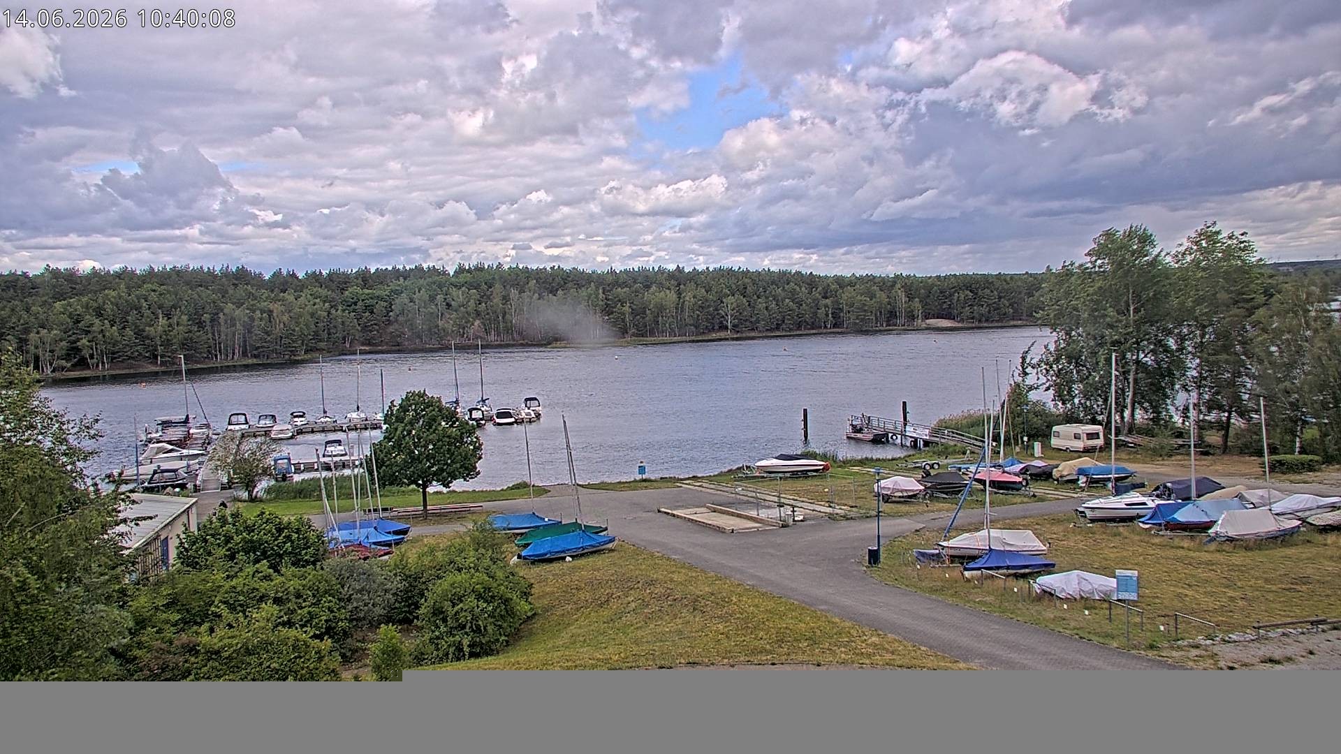 Archiv Foto Webcam Senftenberger See - Hafencamp