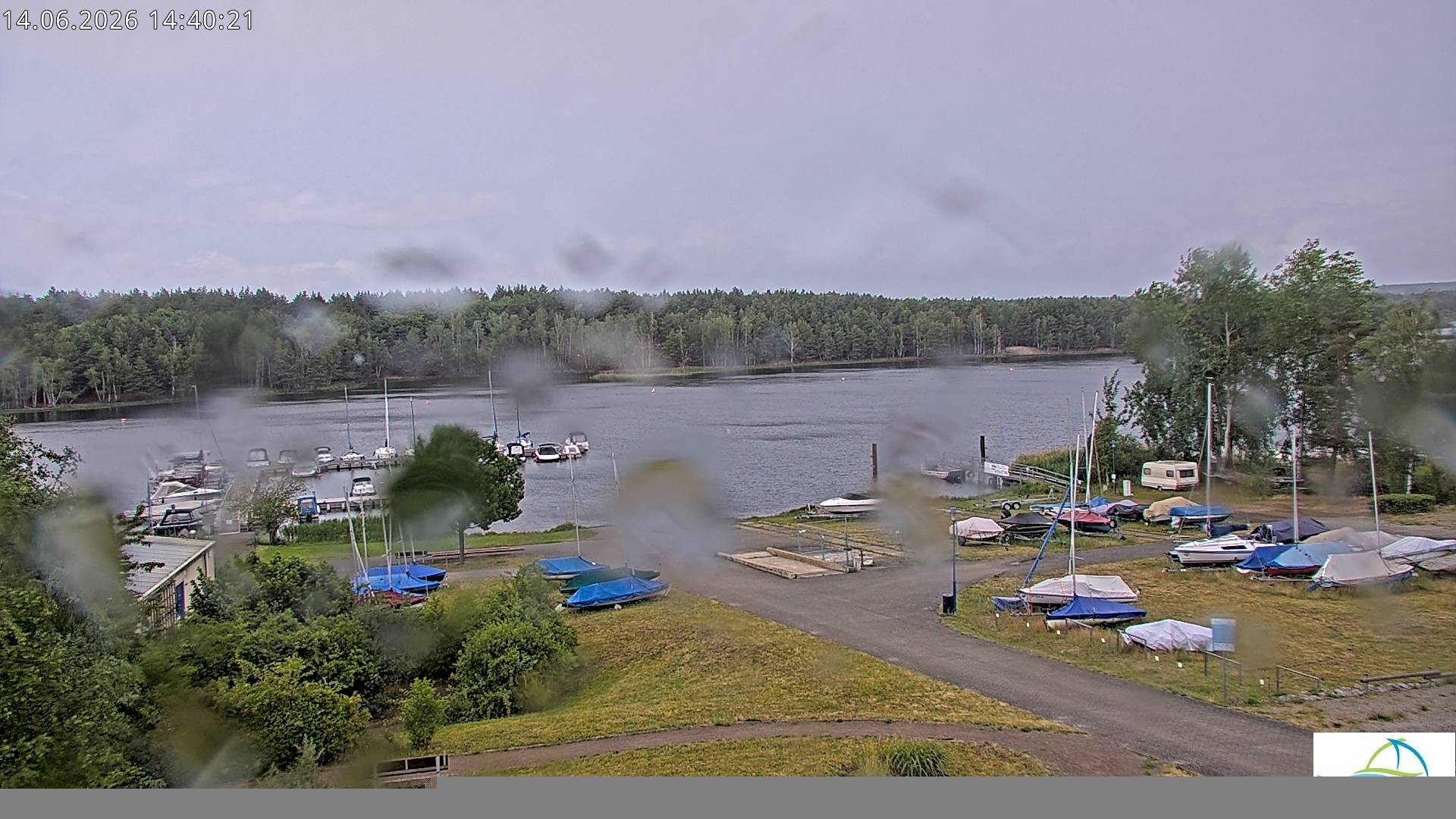 Archiv Foto Webcam Senftenberger See - Hafencamp