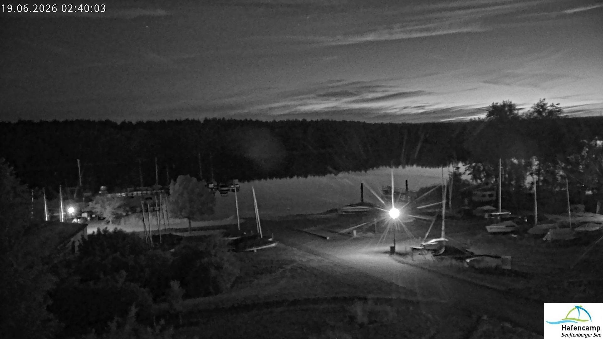 Archiv Foto Webcam Senftenberger See - Hafencamp