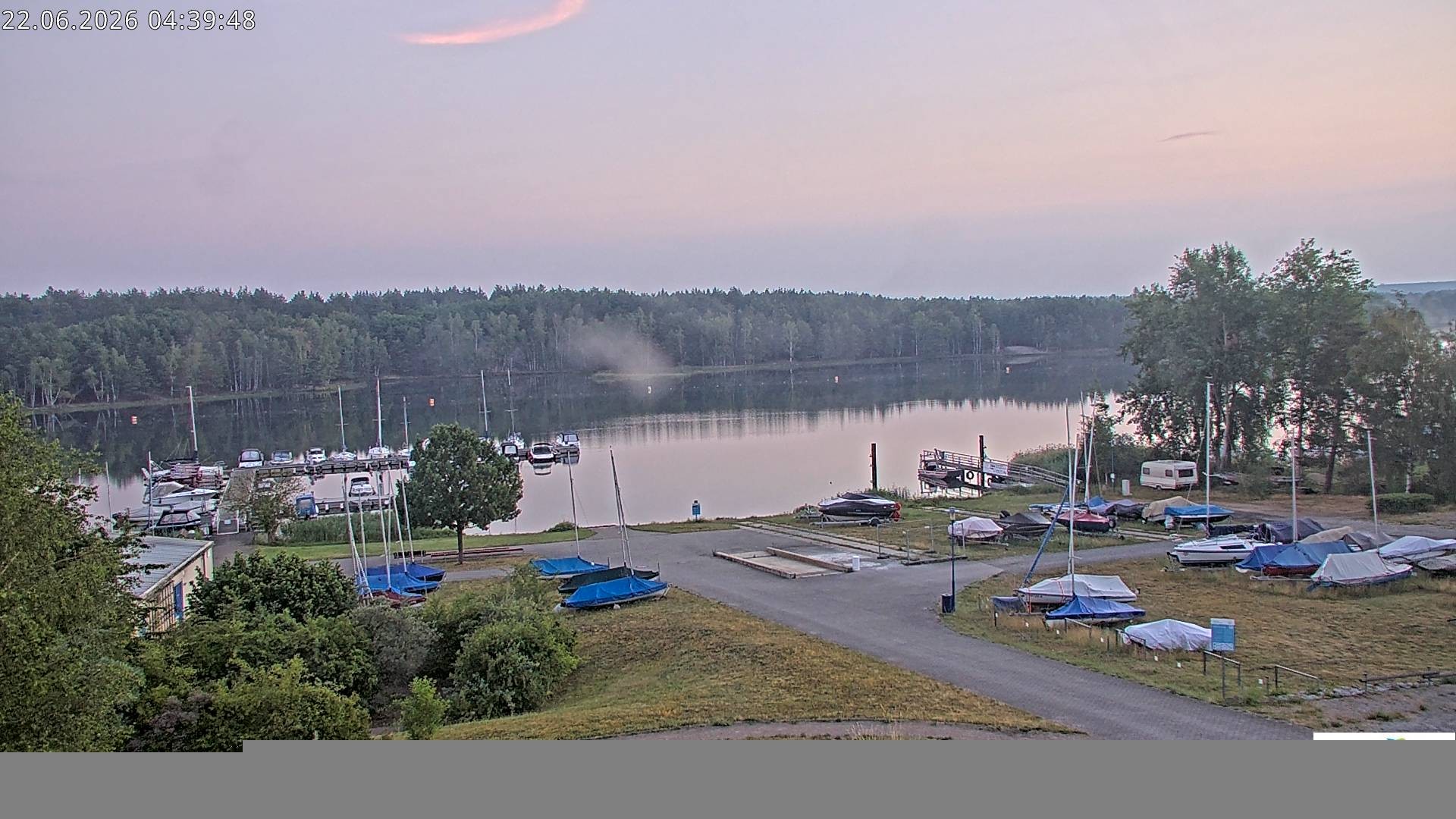 Archiv Foto Webcam Senftenberger See - Hafencamp