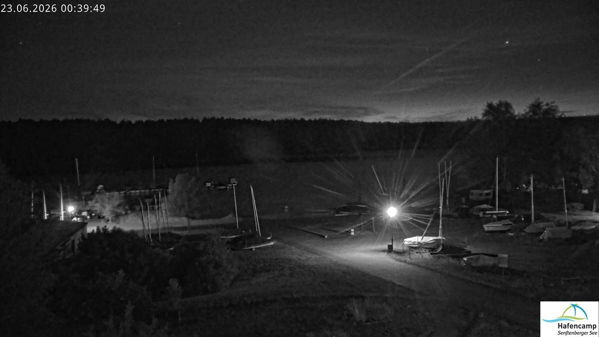 Archiv Foto Webcam Senftenberger See - Hafencamp