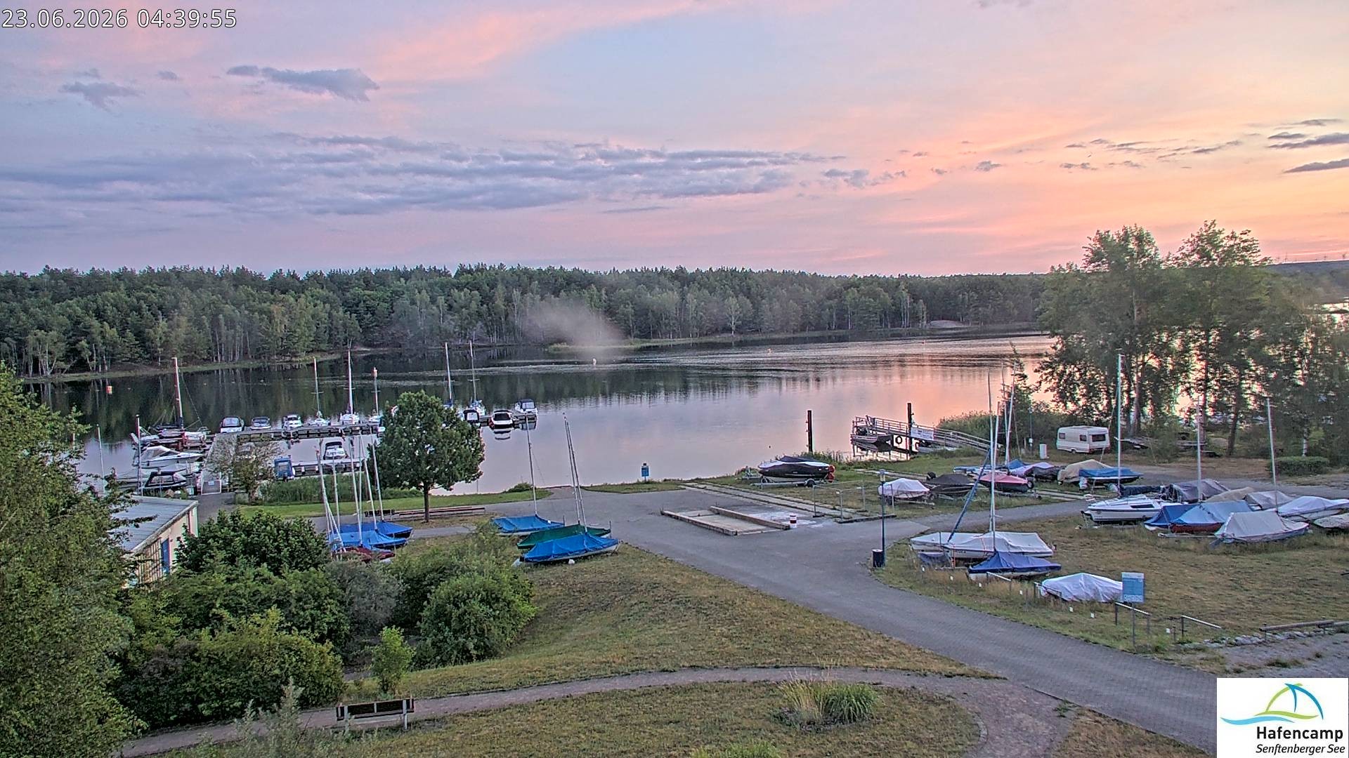 Archiv Foto Webcam Senftenberger See - Hafencamp