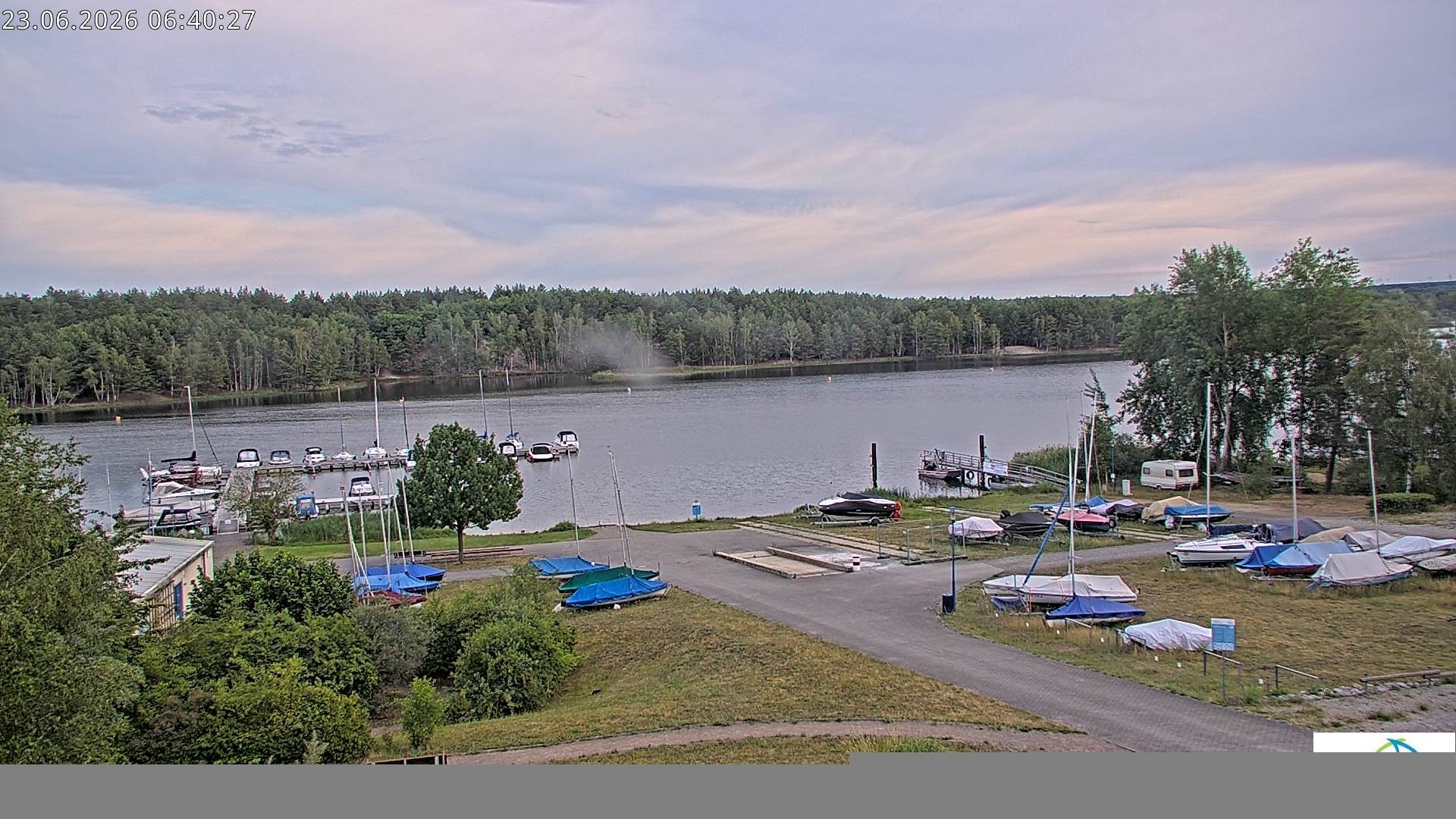 Archiv Foto Webcam Senftenberger See - Hafencamp