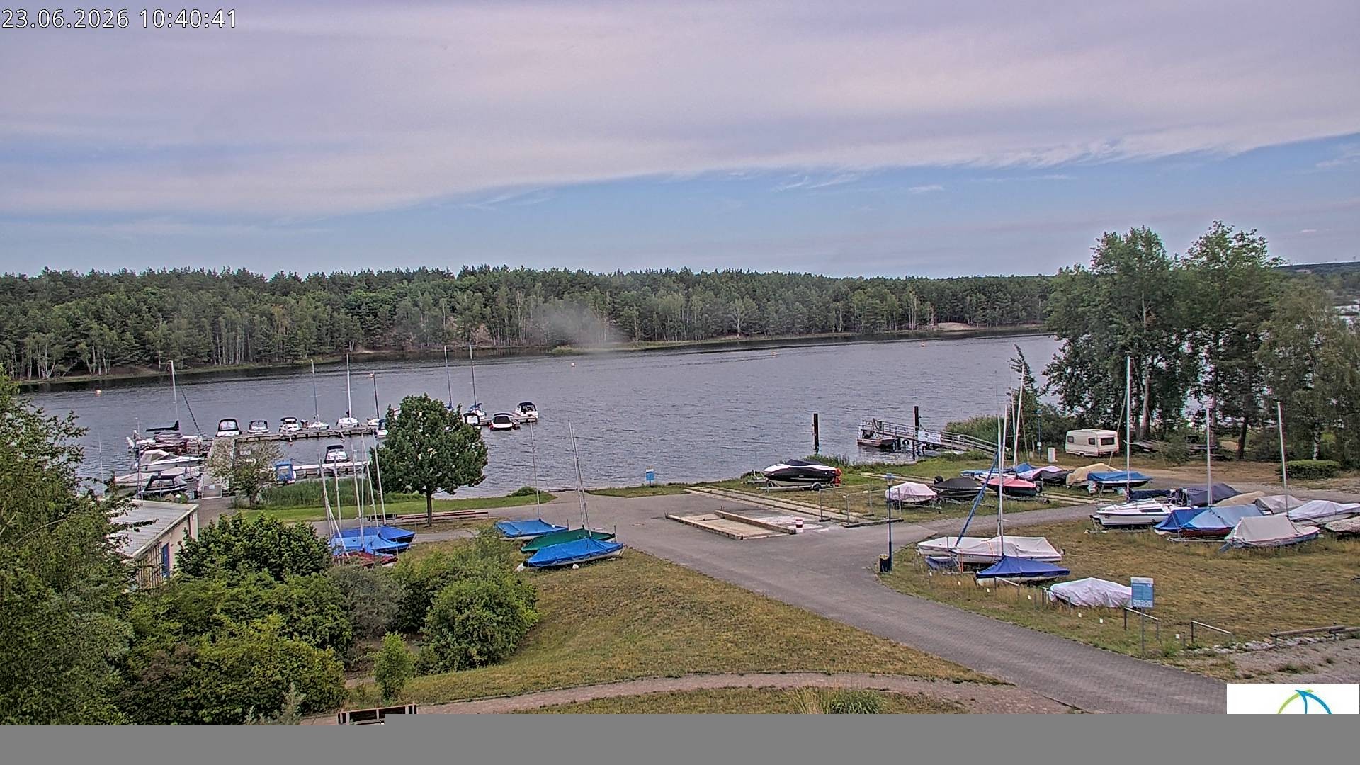 Archiv Foto Webcam Senftenberger See - Hafencamp