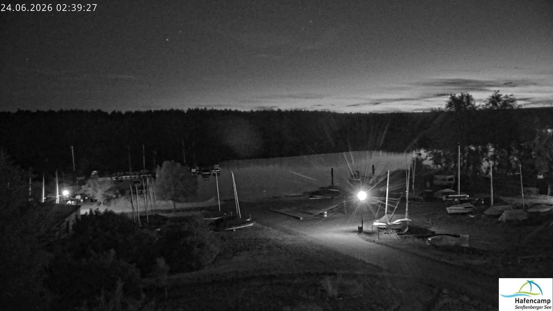 Archiv Foto Webcam Senftenberger See - Hafencamp