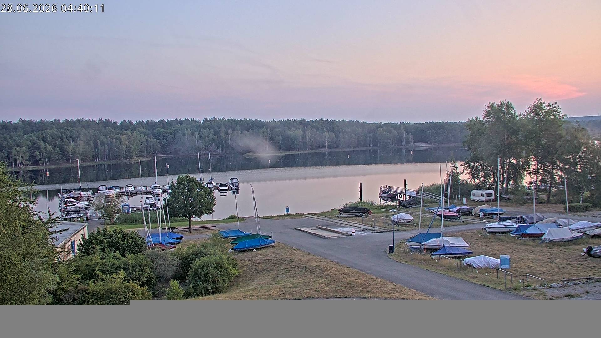 Archiv Foto Webcam Senftenberger See - Hafencamp