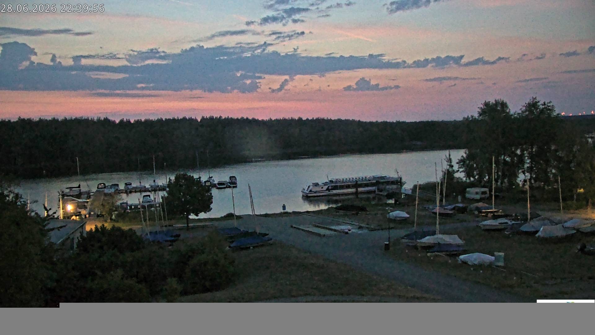 Archiv Foto Webcam Senftenberger See - Hafencamp